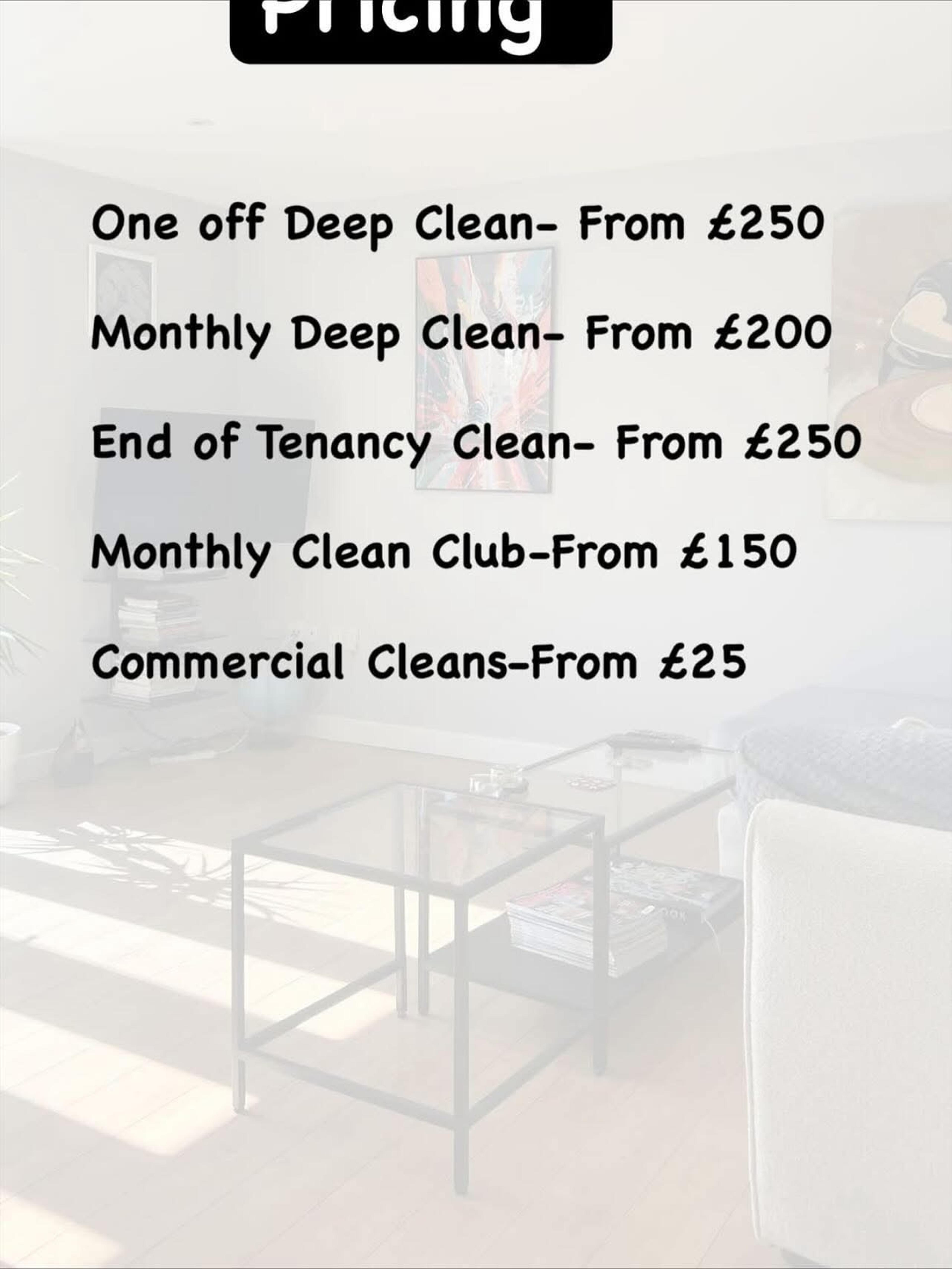 End OF Tenancy Specialist A