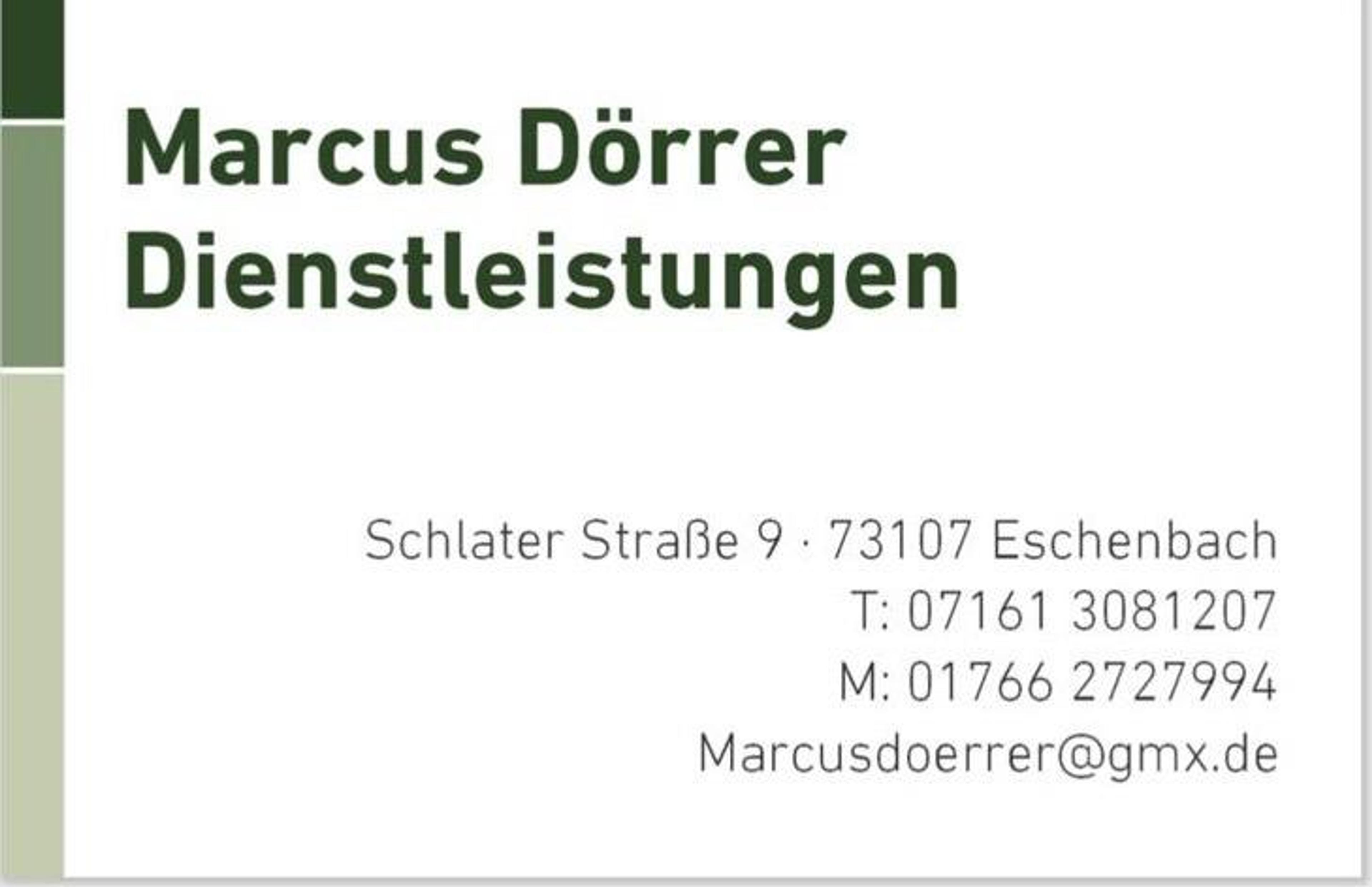 Marcus Dörrer