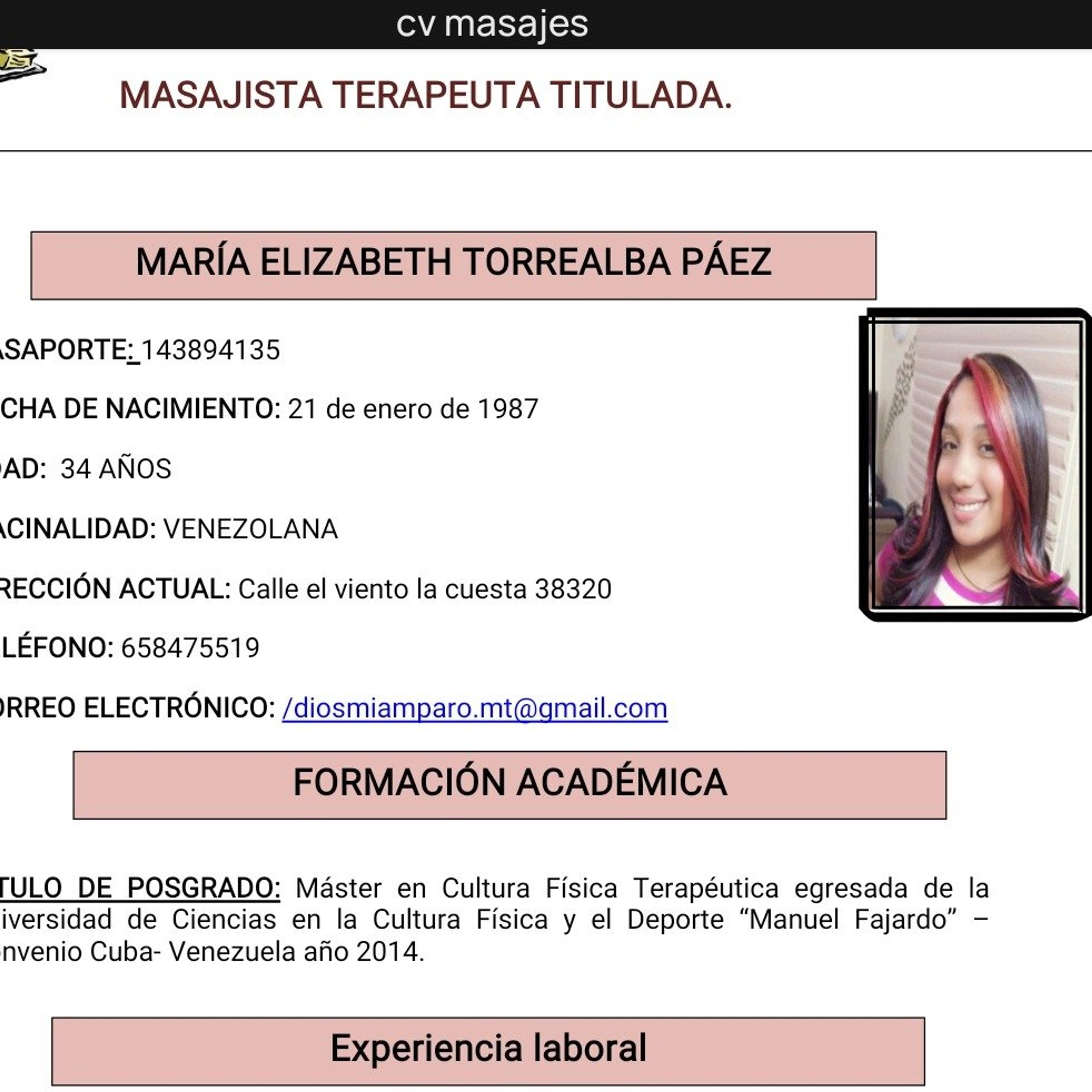 Elizabeth Torreaalba
