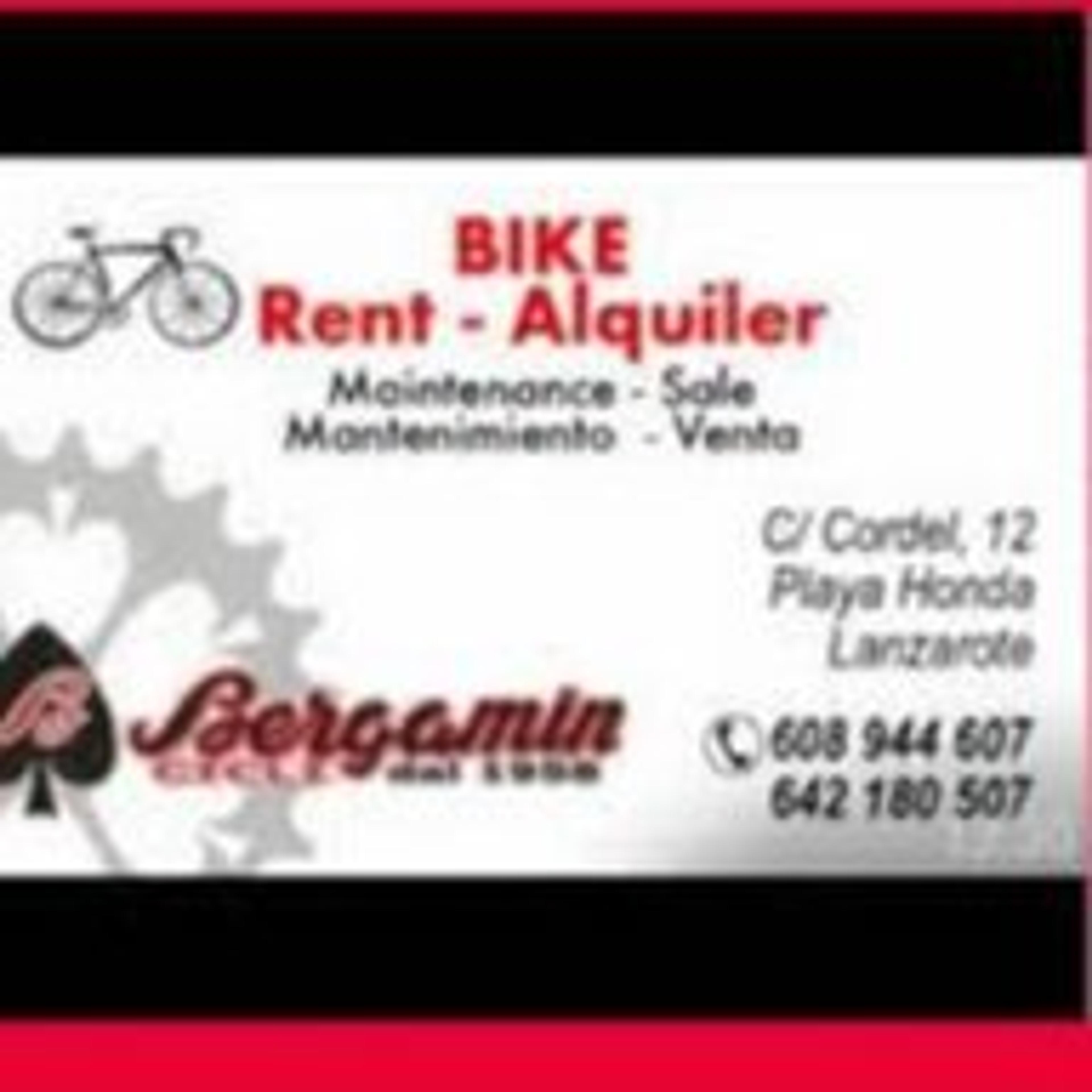 Rent a bike lanzarote Bergamin