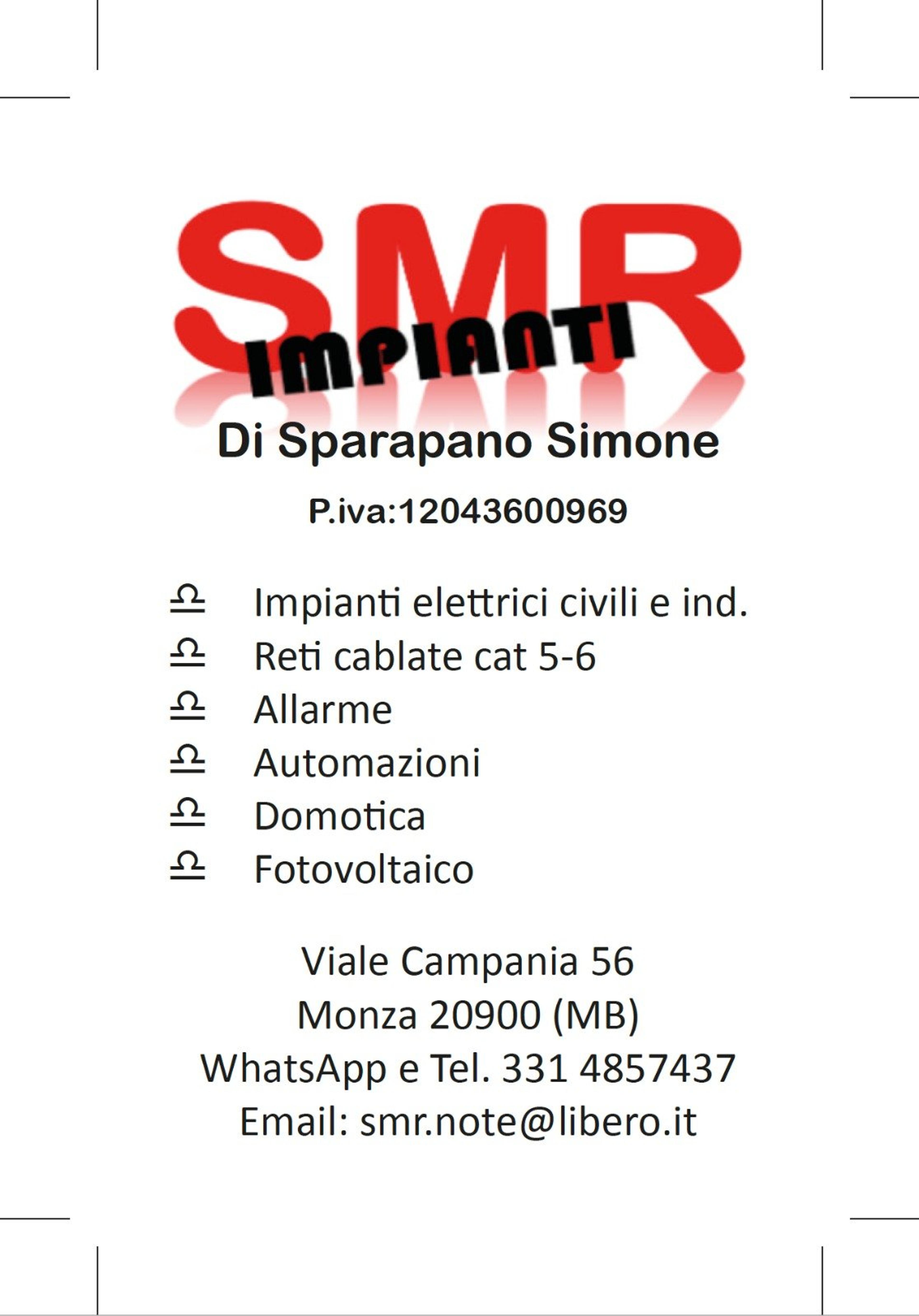 SMR Impianti di Sparapano Simone