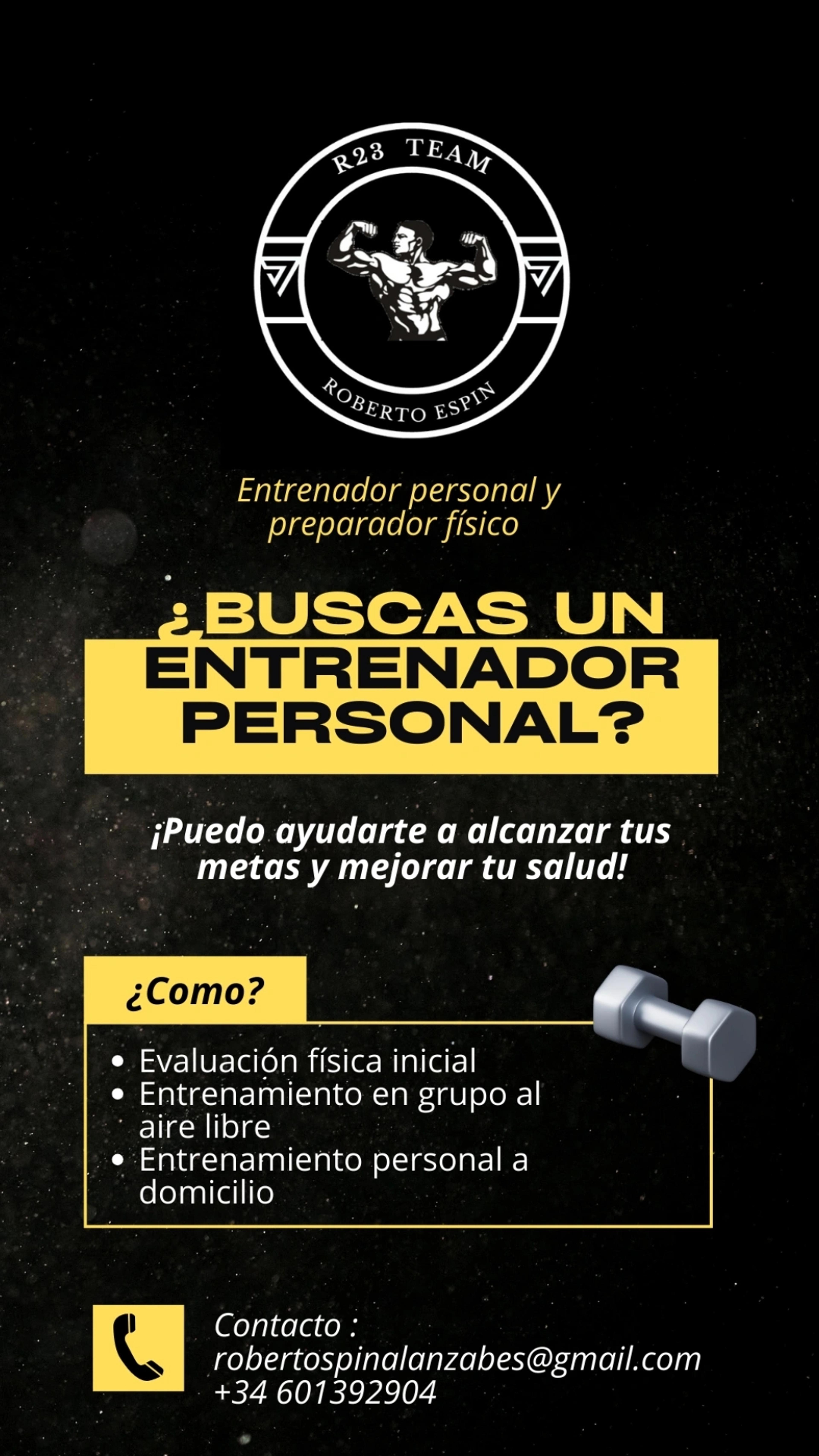 Roberto Espín Personal Trainer