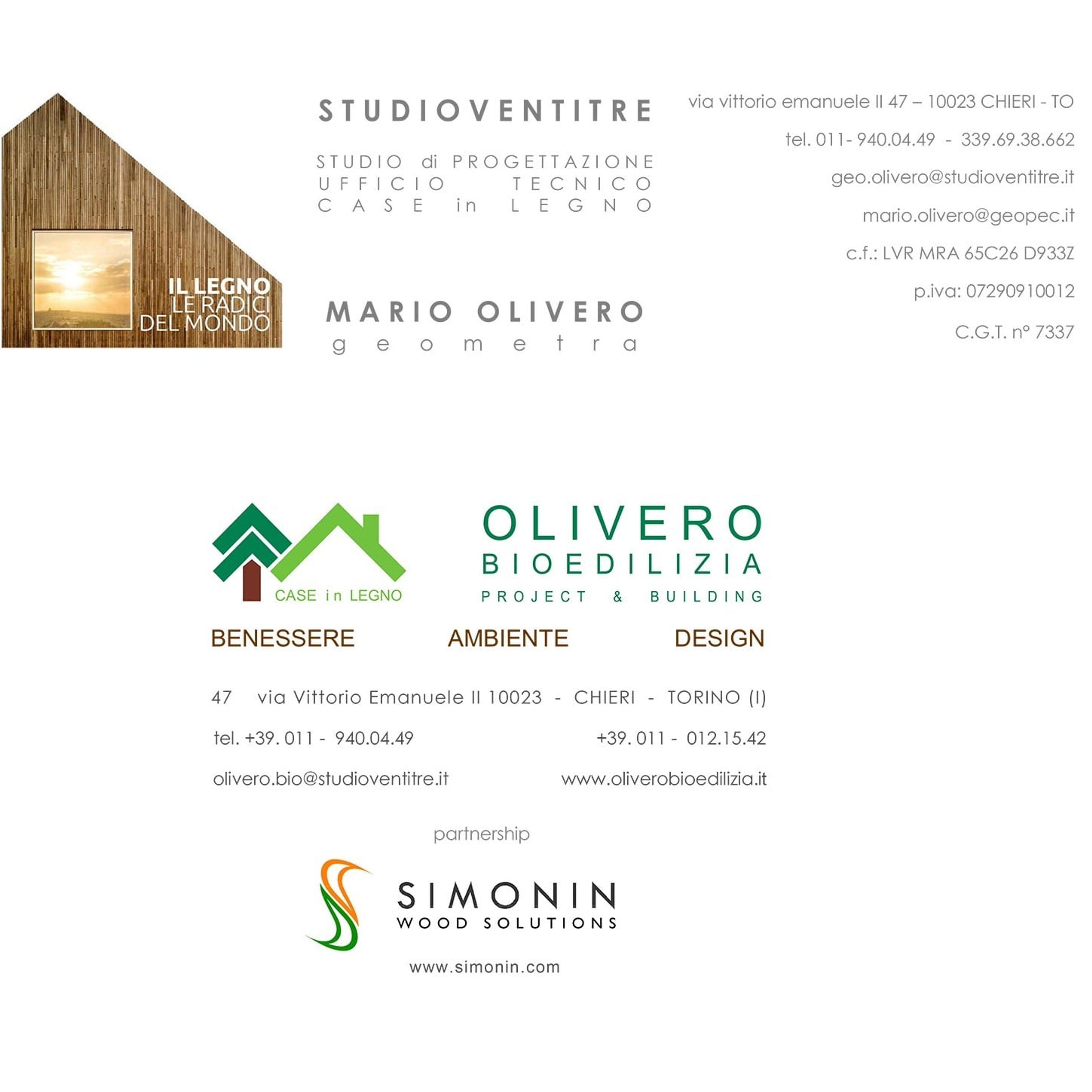 Studioventitre GEOM MARIO OLIVERO OLIVERO BIOEDILIZIA Project & Building