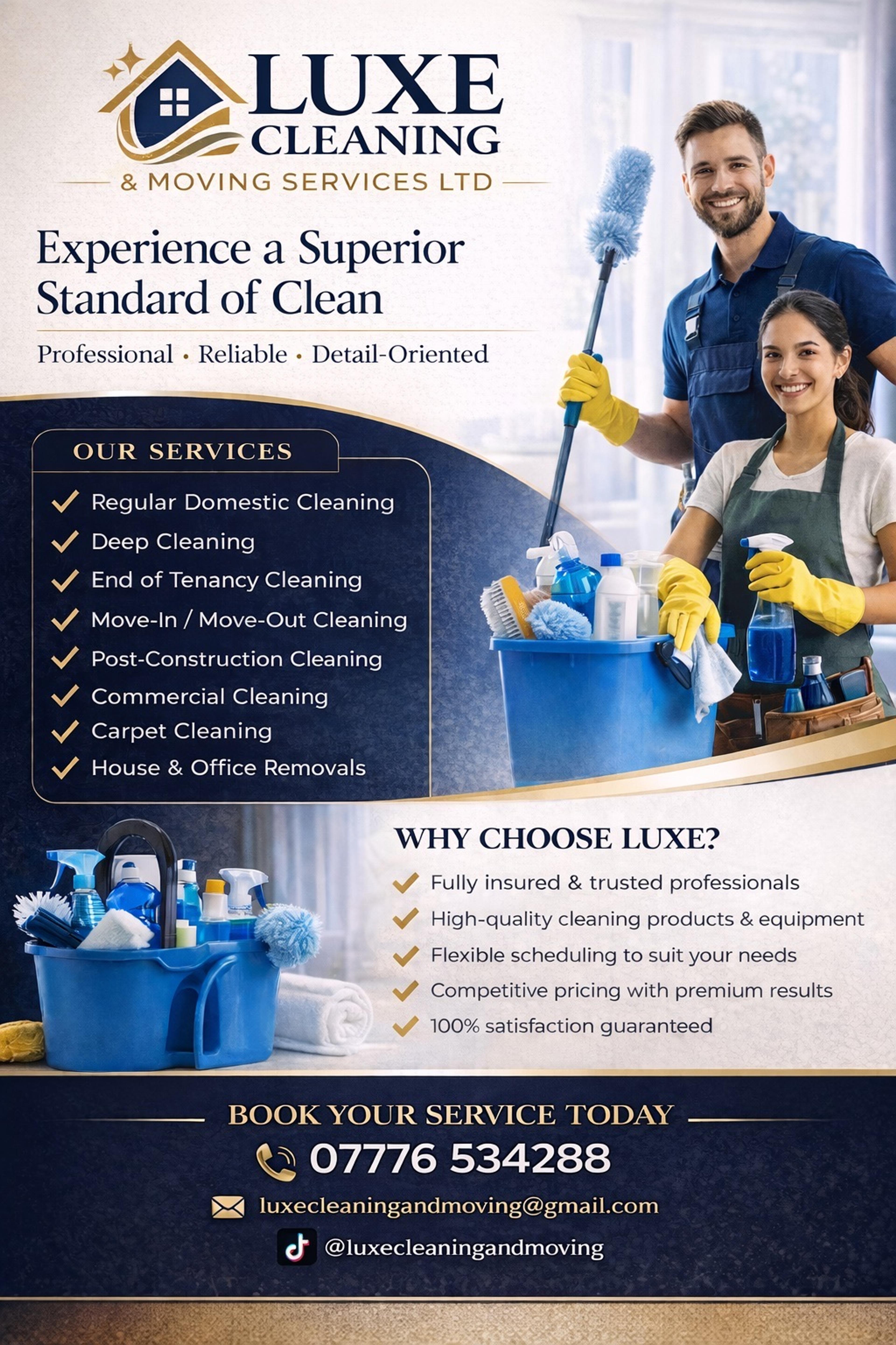 Luxe Cleaning And Moving Services LTD