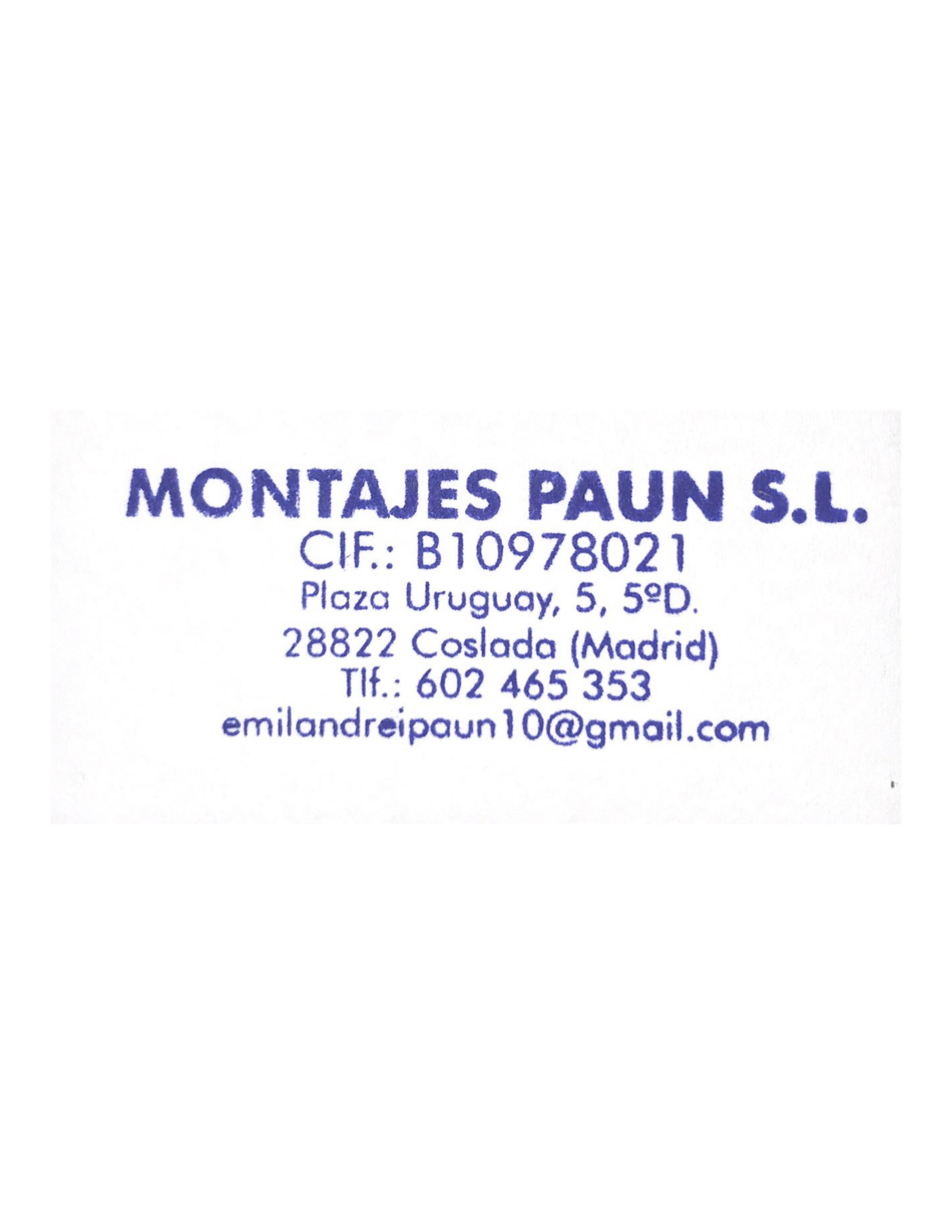 Montajes Paun S.L