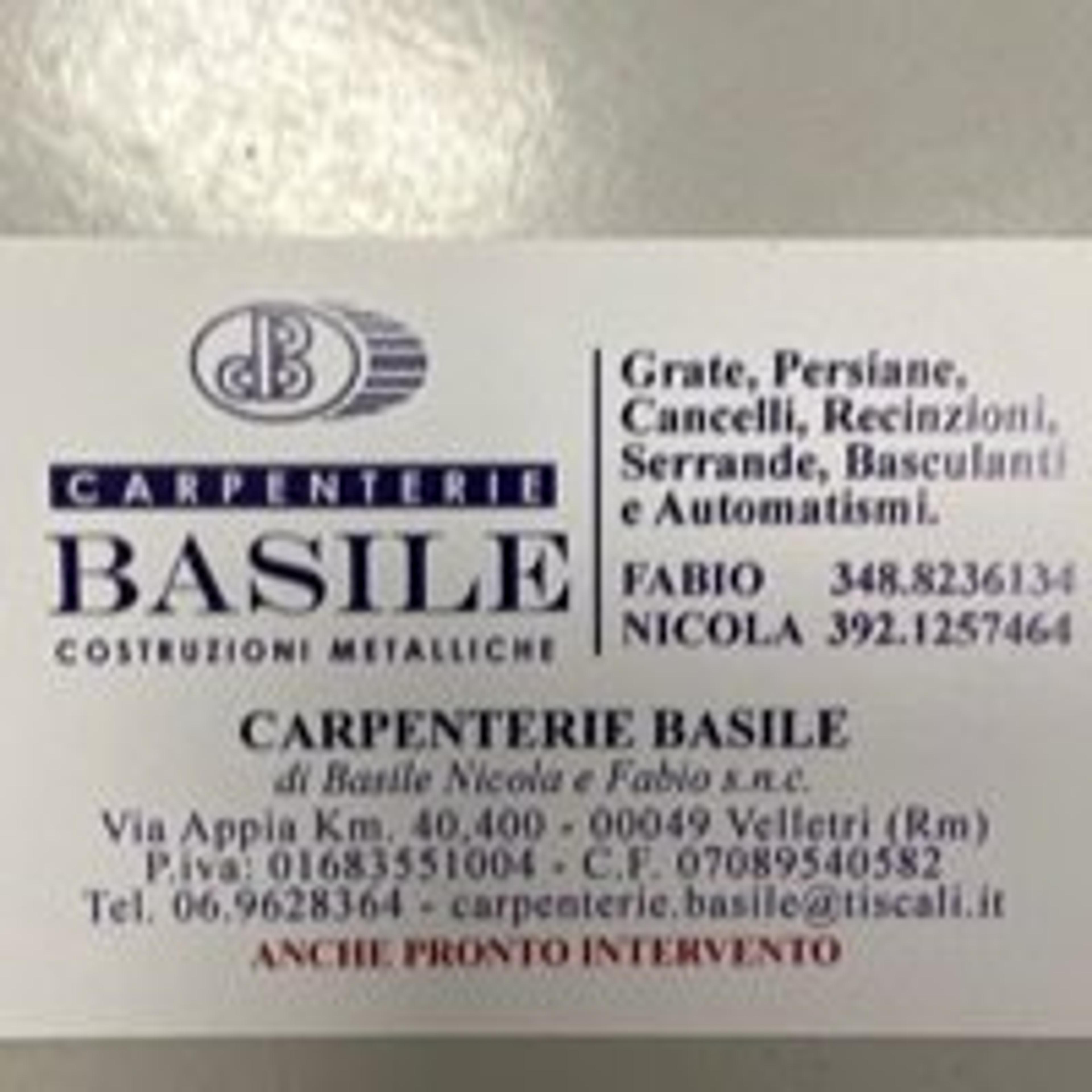 CARPENTERIE BASILE S.N.C DI BASILE FABIO E NICOLA