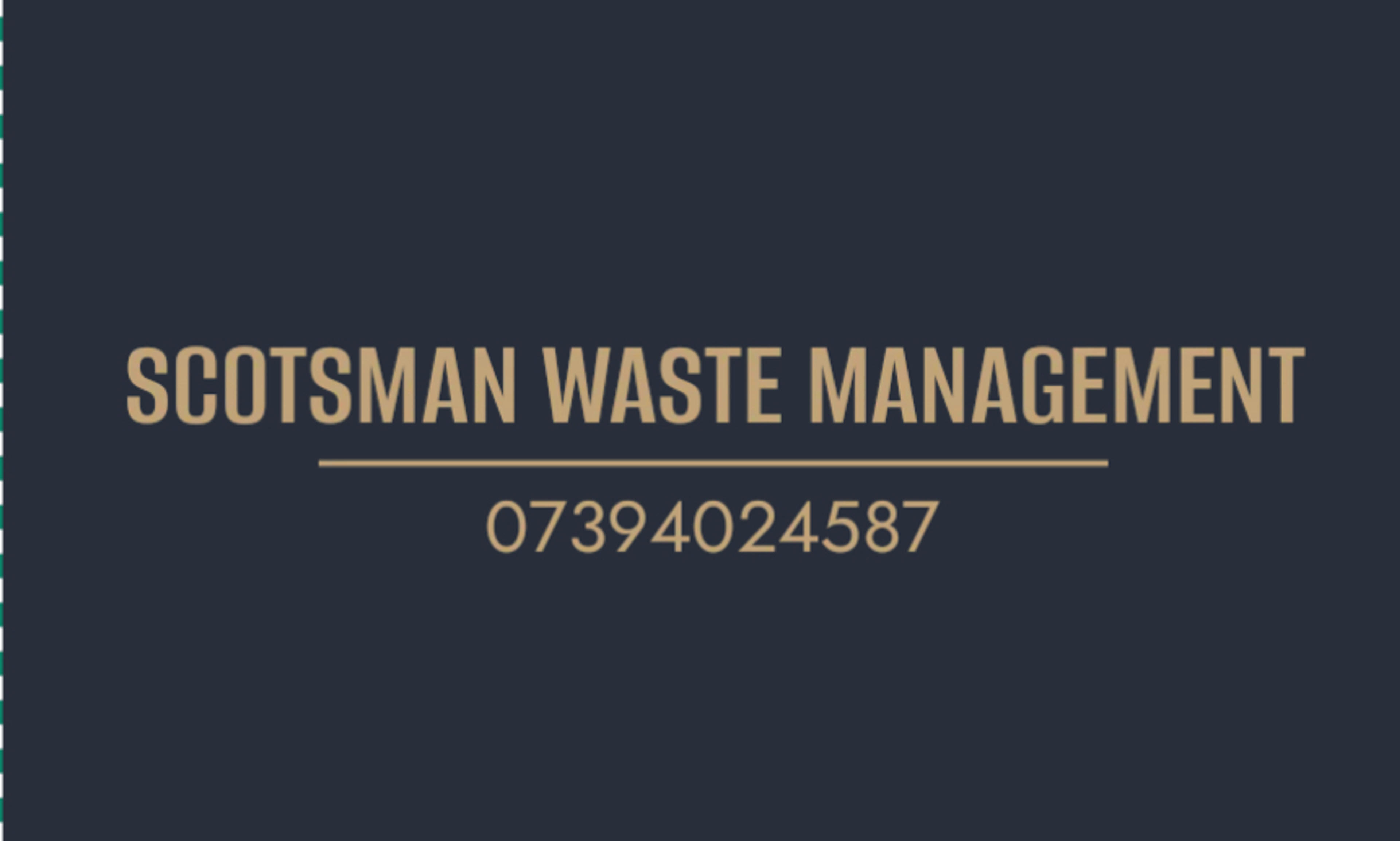 Scotsman Waste Management