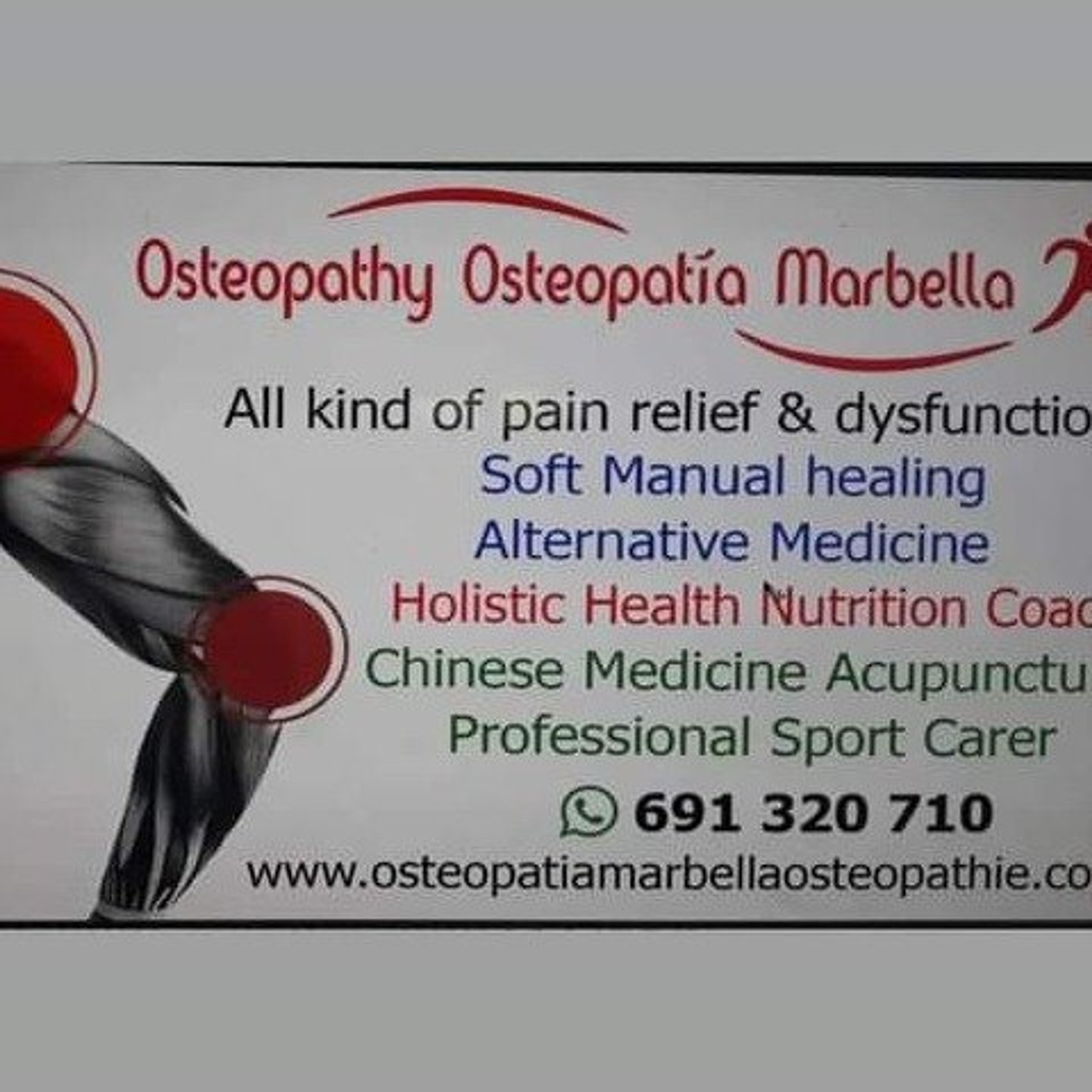 Osteopatía Marbella clínica terapias holisticas