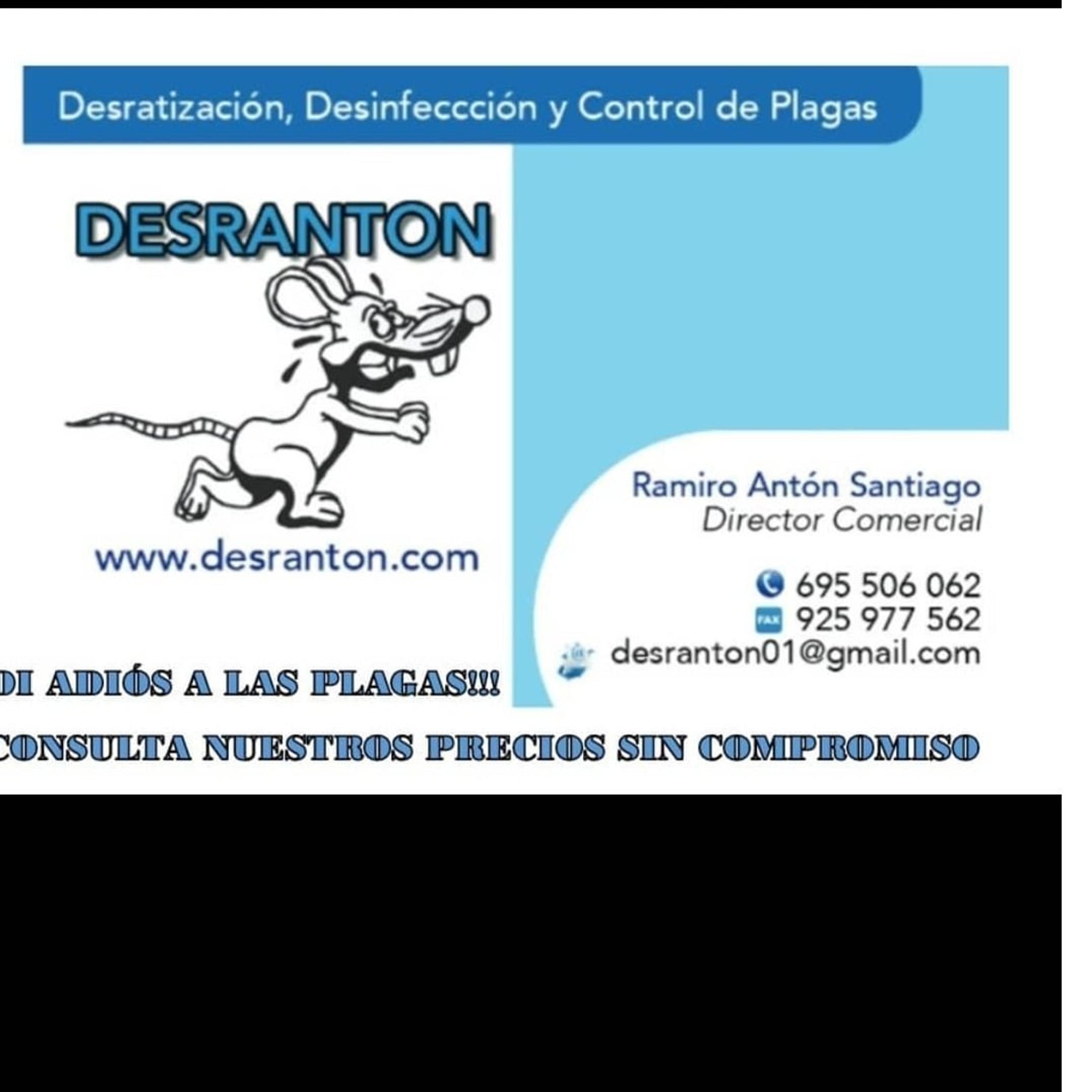 Desranton control de plagas