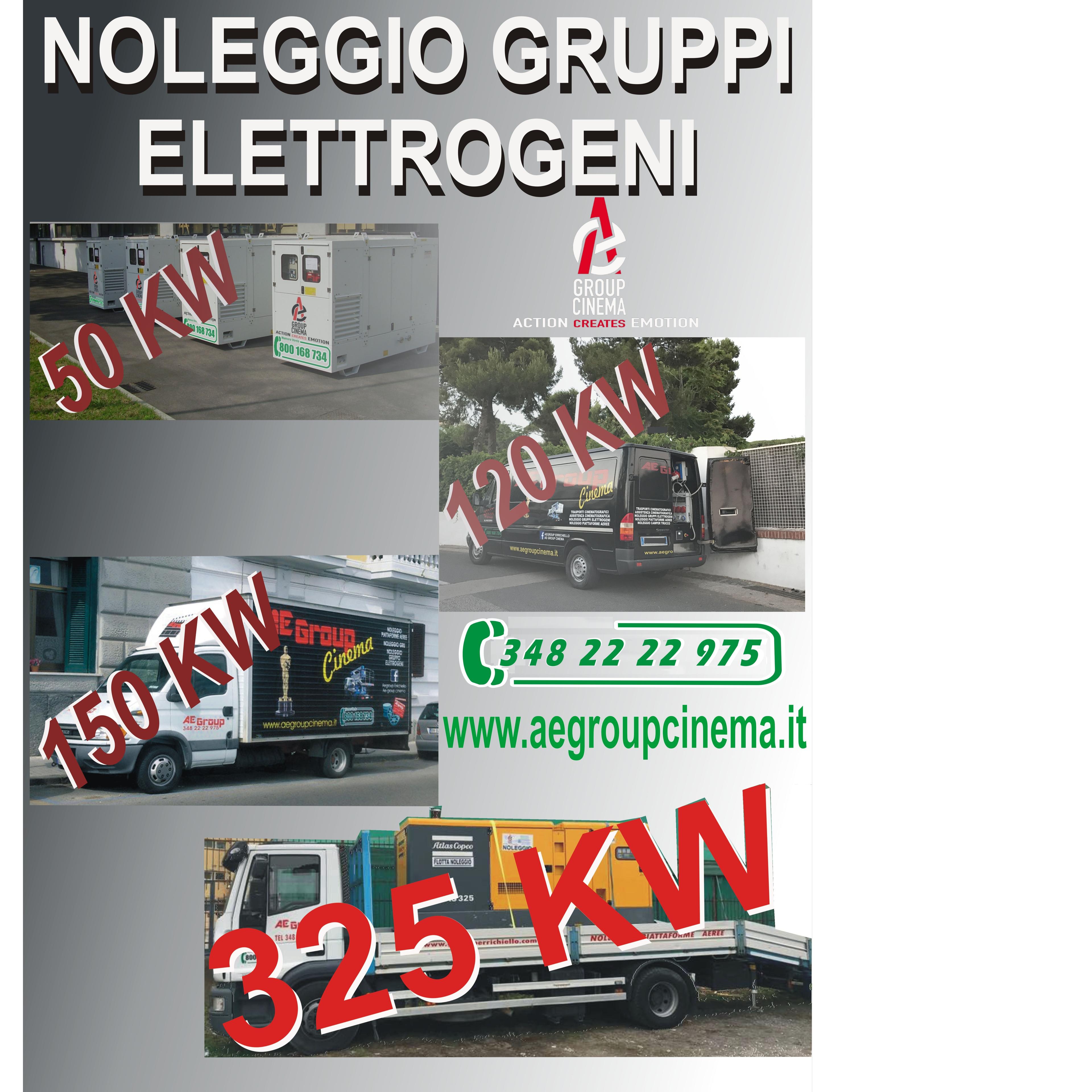 NOLEGGIO GRUPPI ELETTROGENI