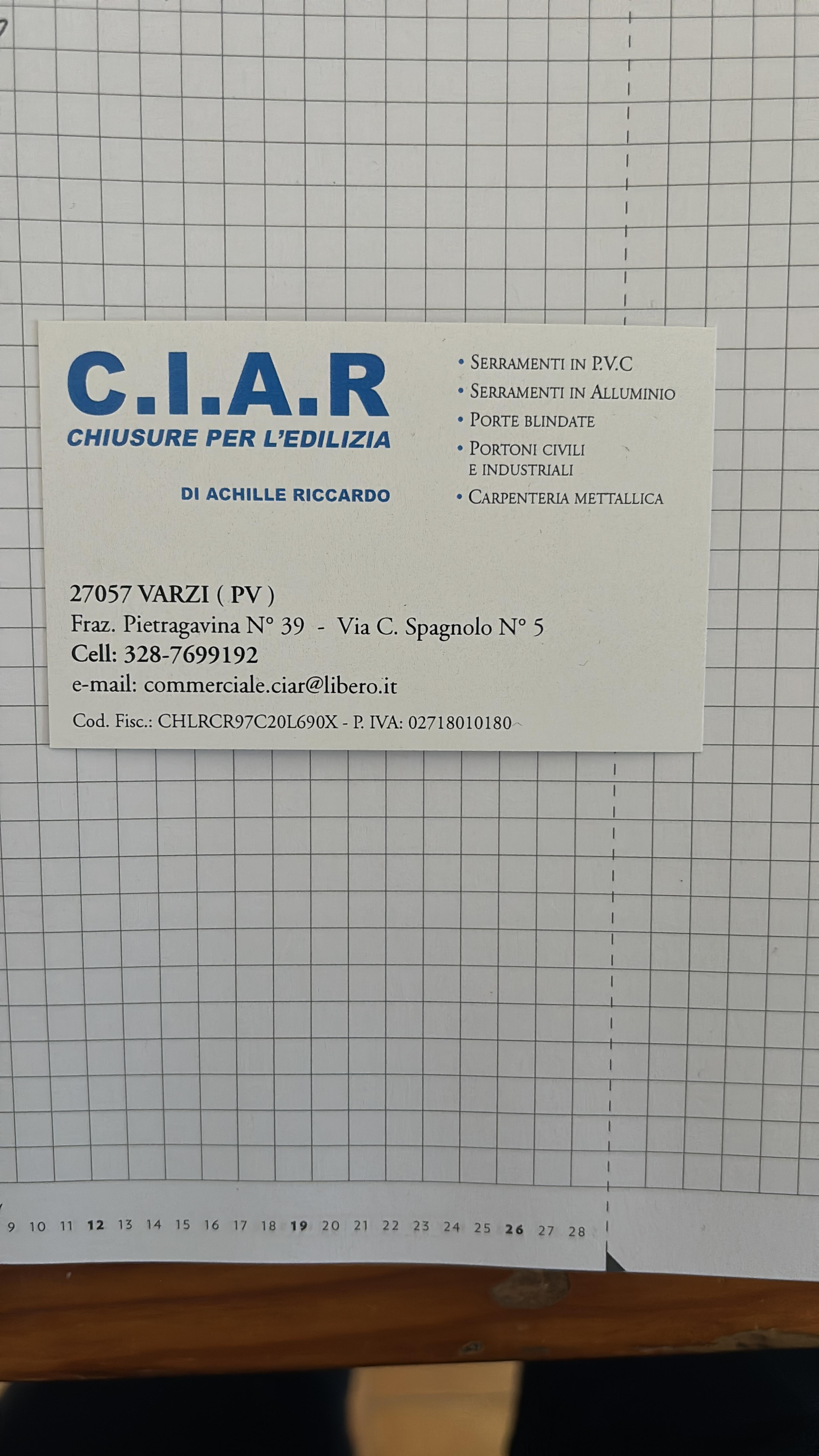 C.I.A.R di Achille Riccardo