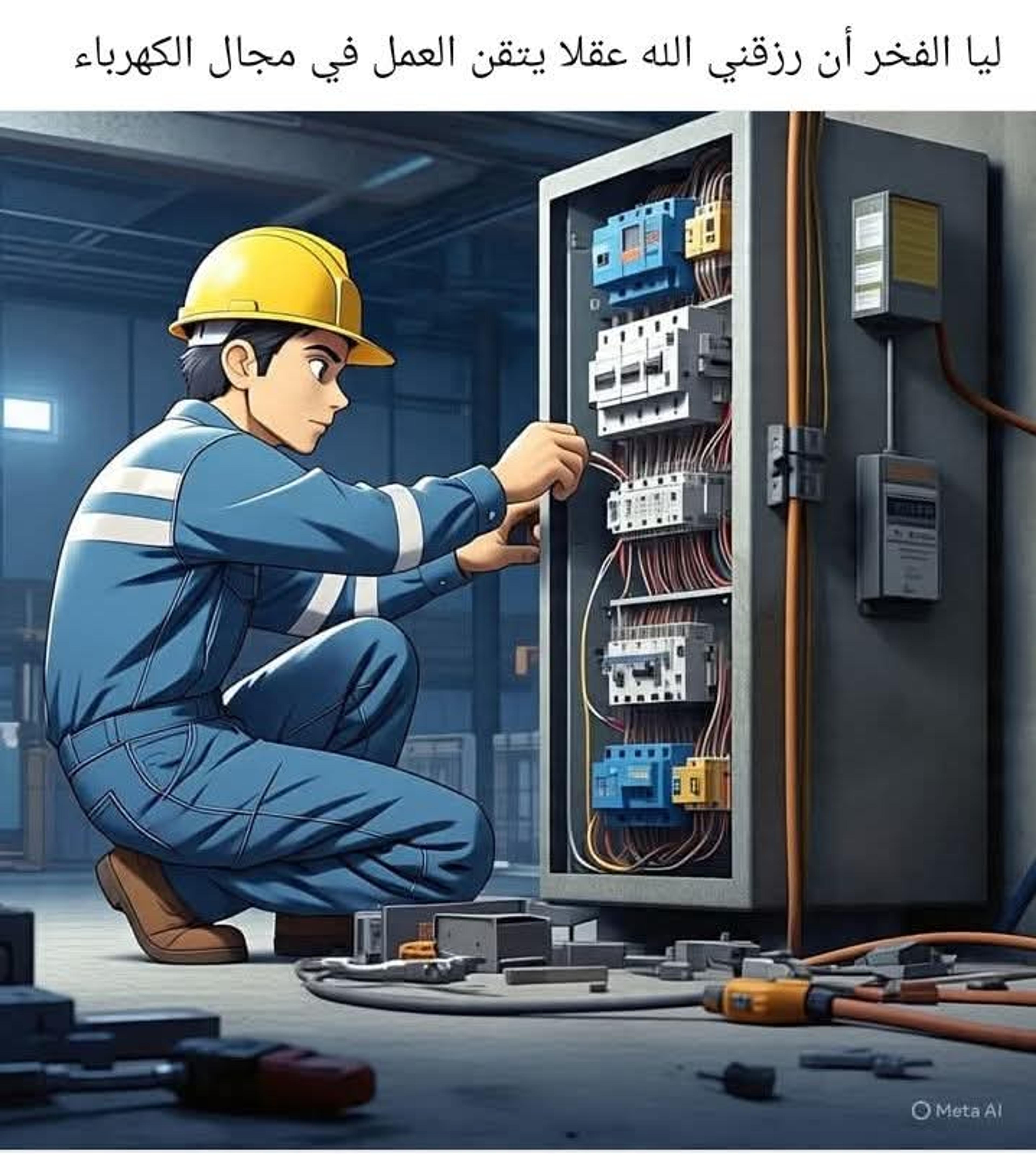 فني كهرباء باور و كنترول وسليسيون