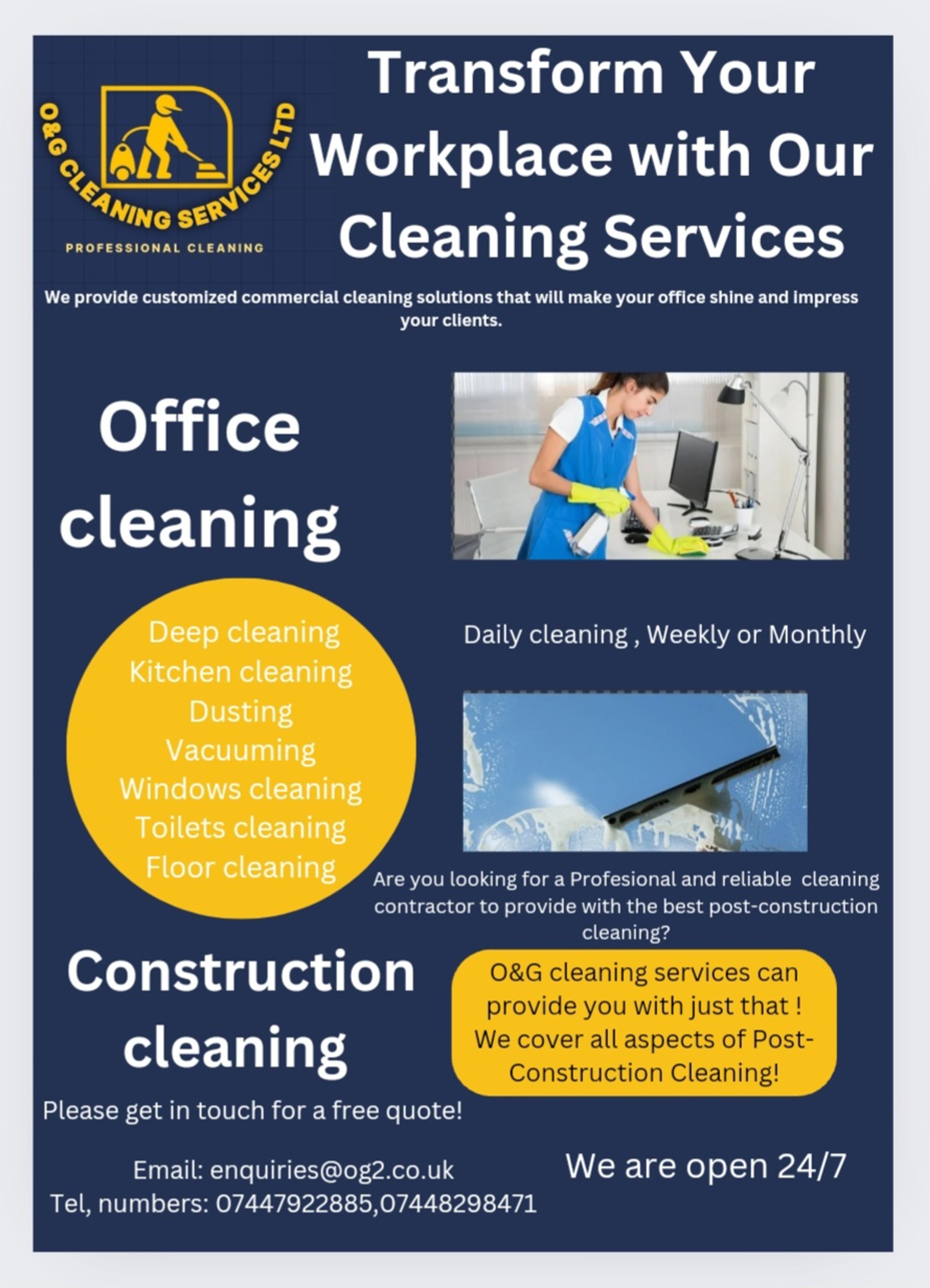 Oandg Cleaning Services Ltd