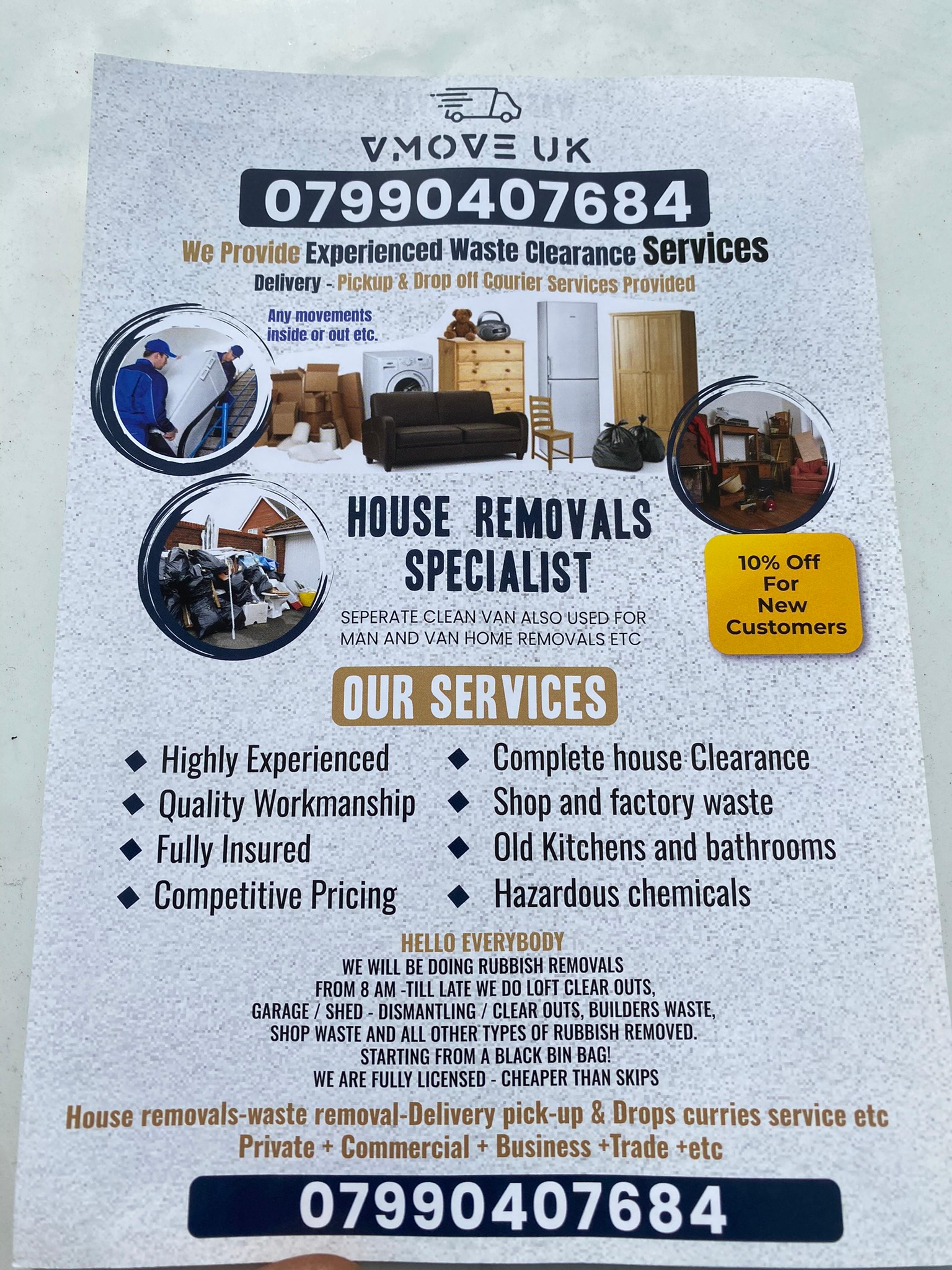 Vmove Uk Movers Removals Etc