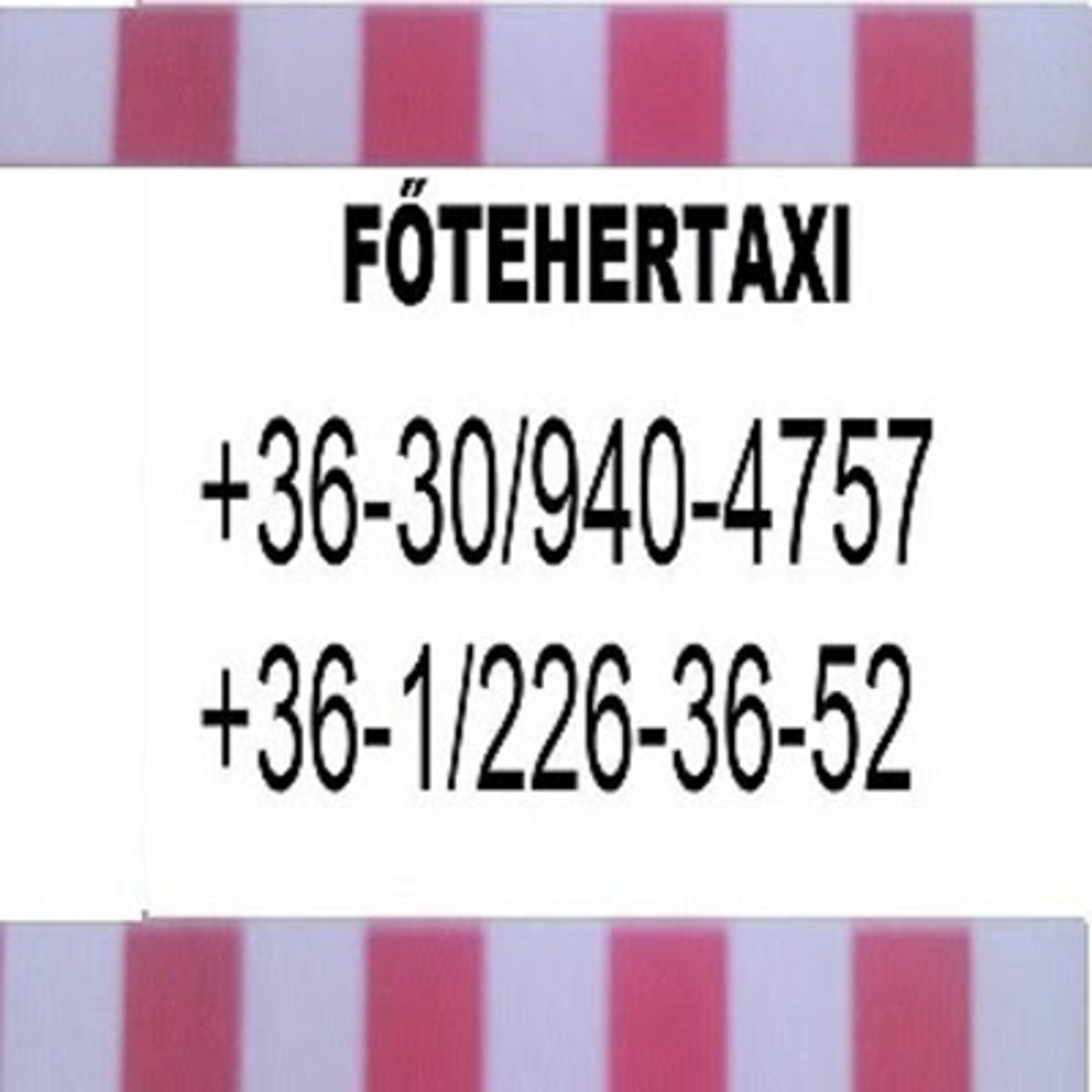 FŐ TEHERTAXI BUDAPEST