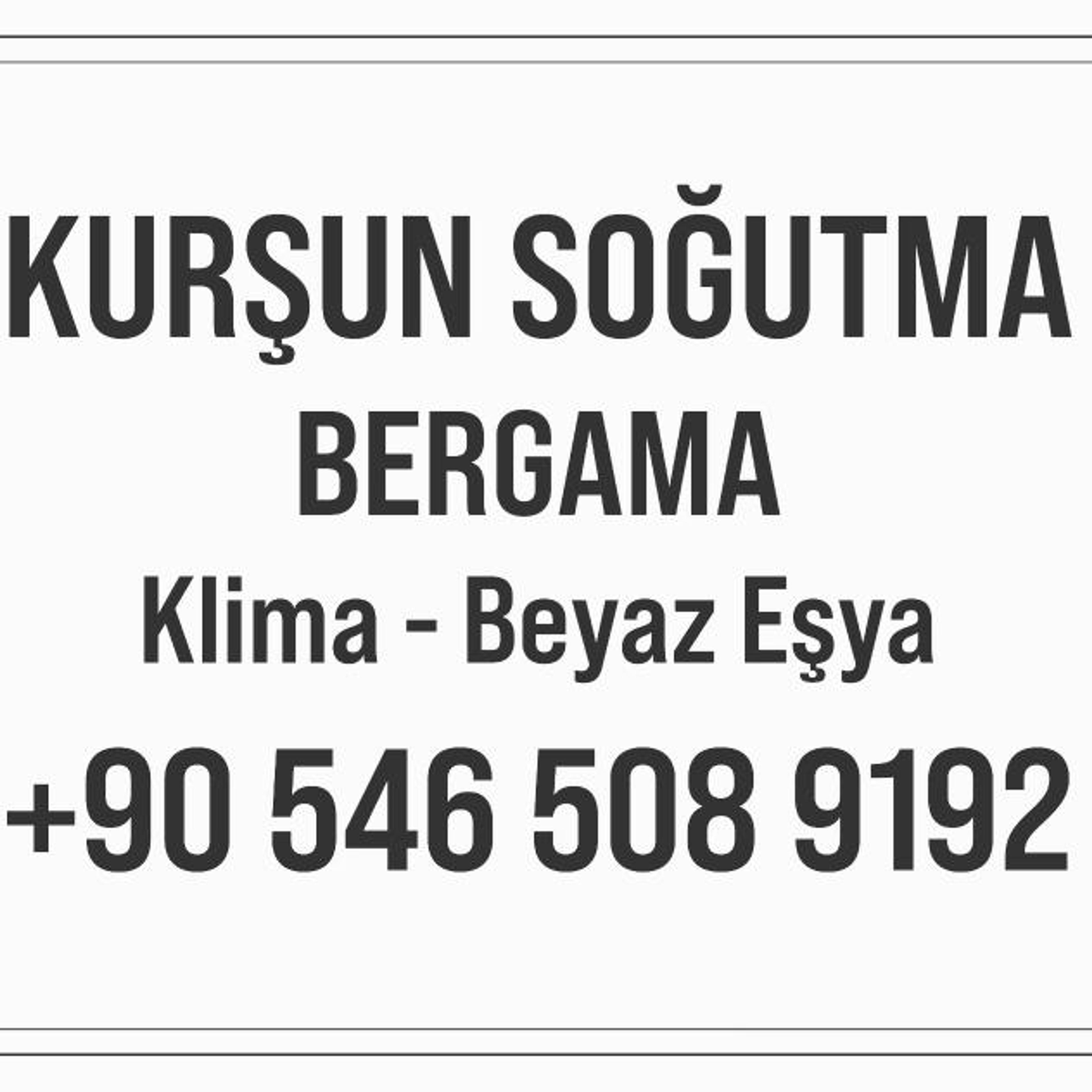 Kurşun Soğutma Beyaz Eşya Ve Klima Özel Servis