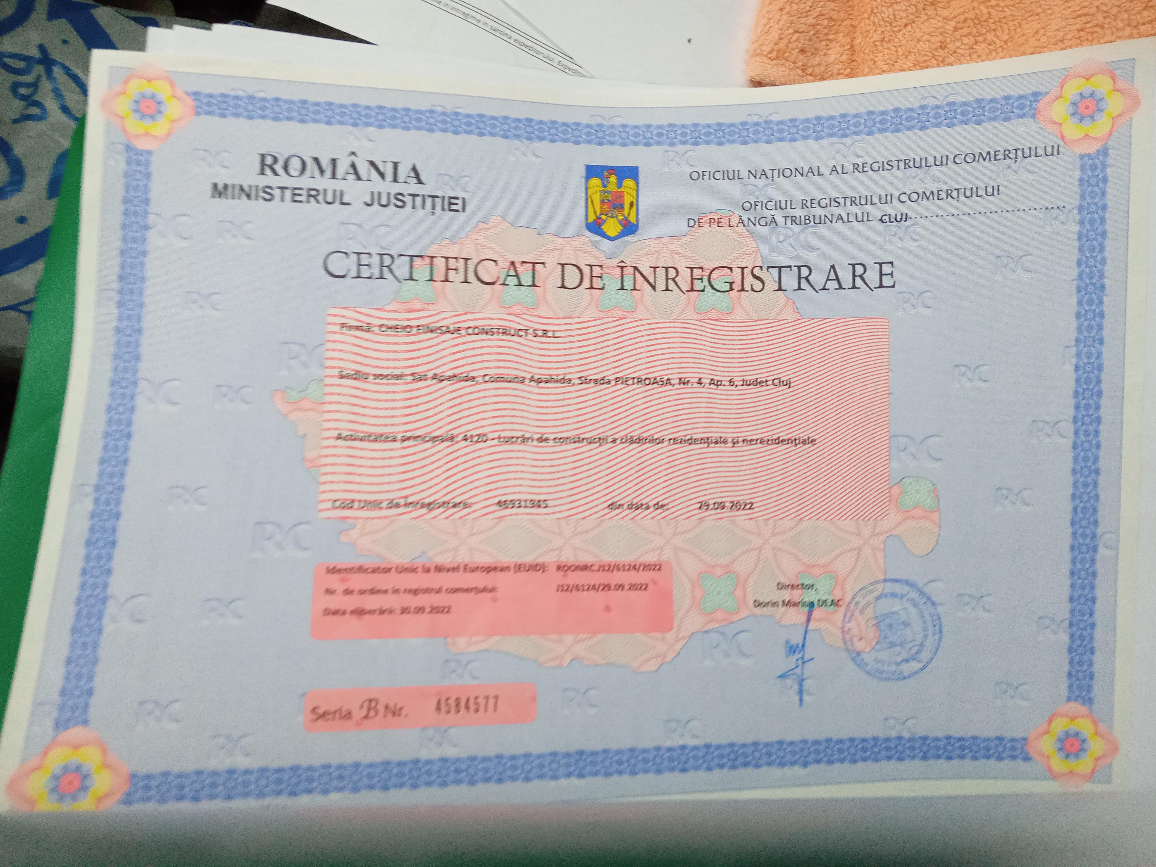 Cheio Finisaje Construct Srl