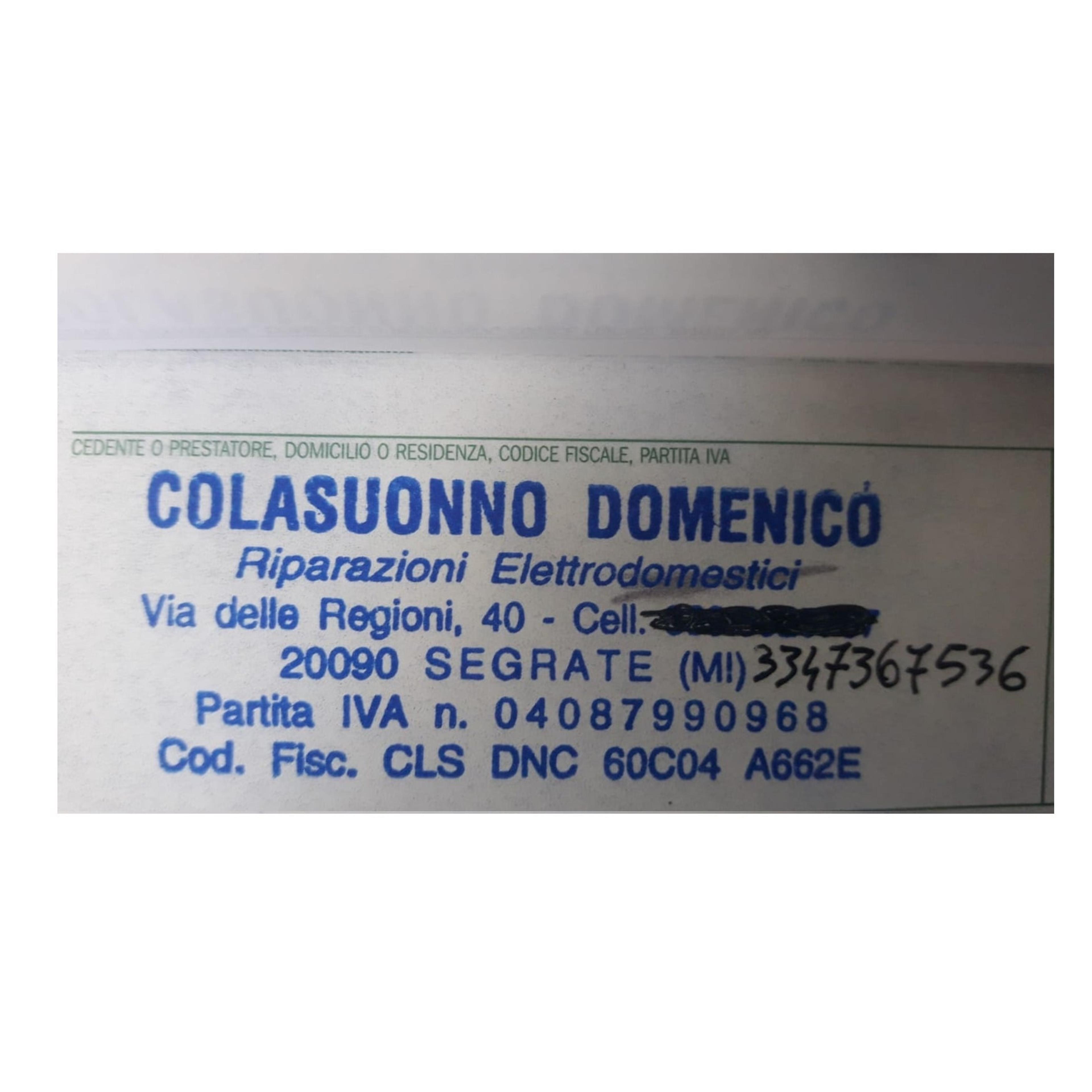 Riparazione elettrodomestici di Colasuonno Domenicol