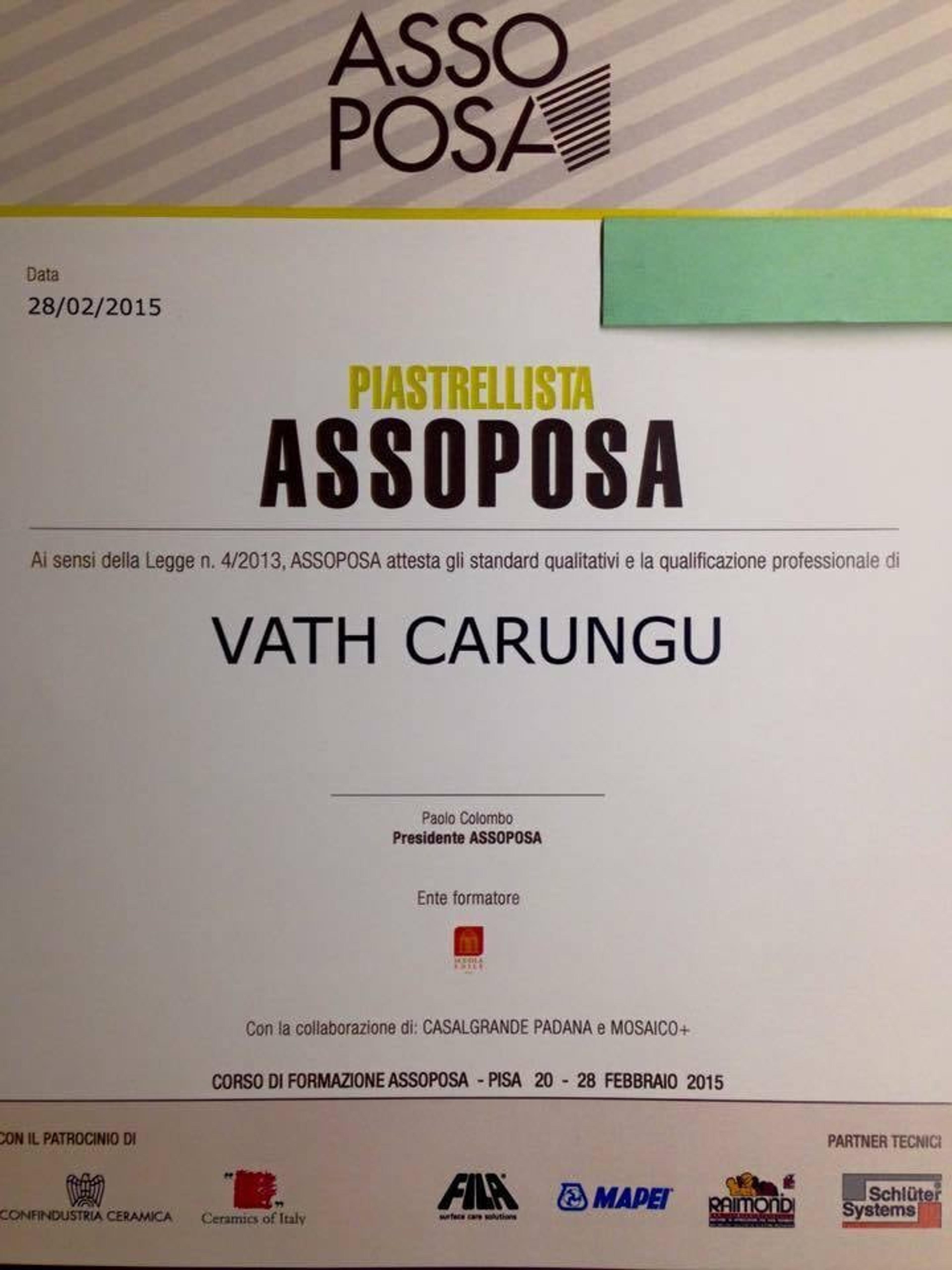 Il posatore di Carungu vath