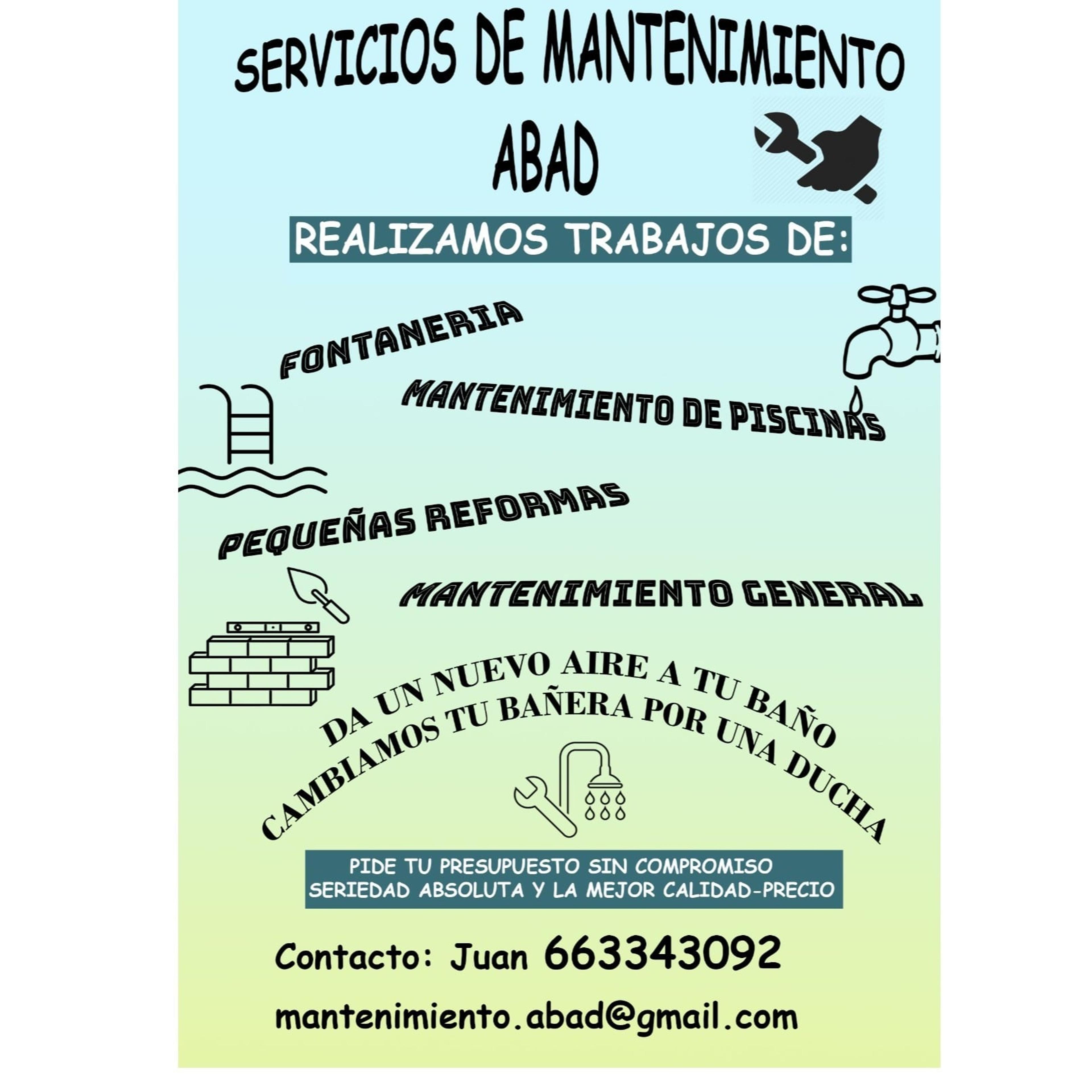 Servicios de mantenimiento Abad