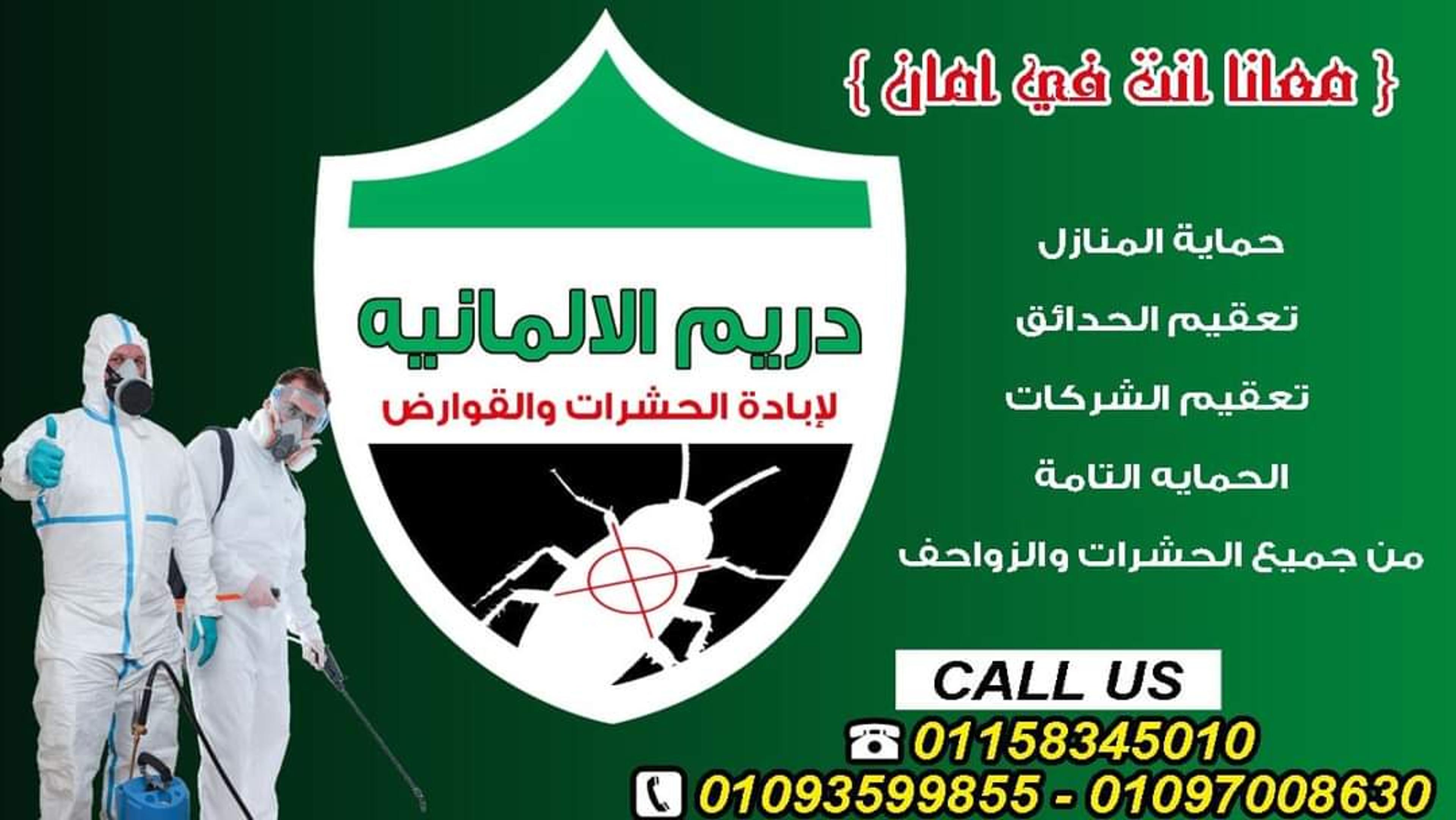 شركه دريم الالمانية لمكافحة الحشرات والقوارض