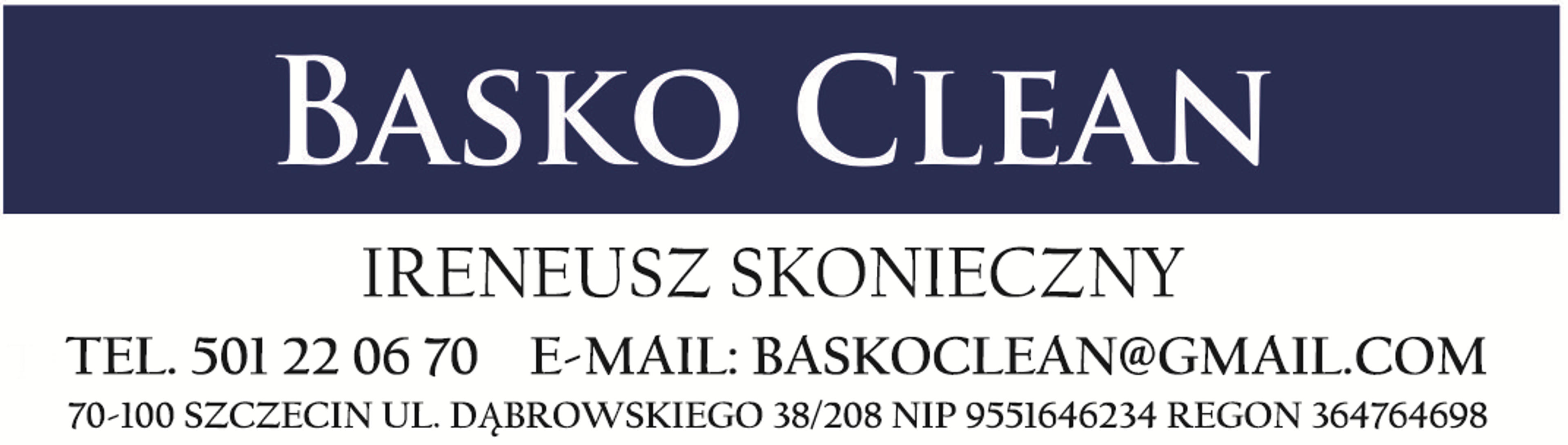 Baskoclean Ireneusz Skonieczny