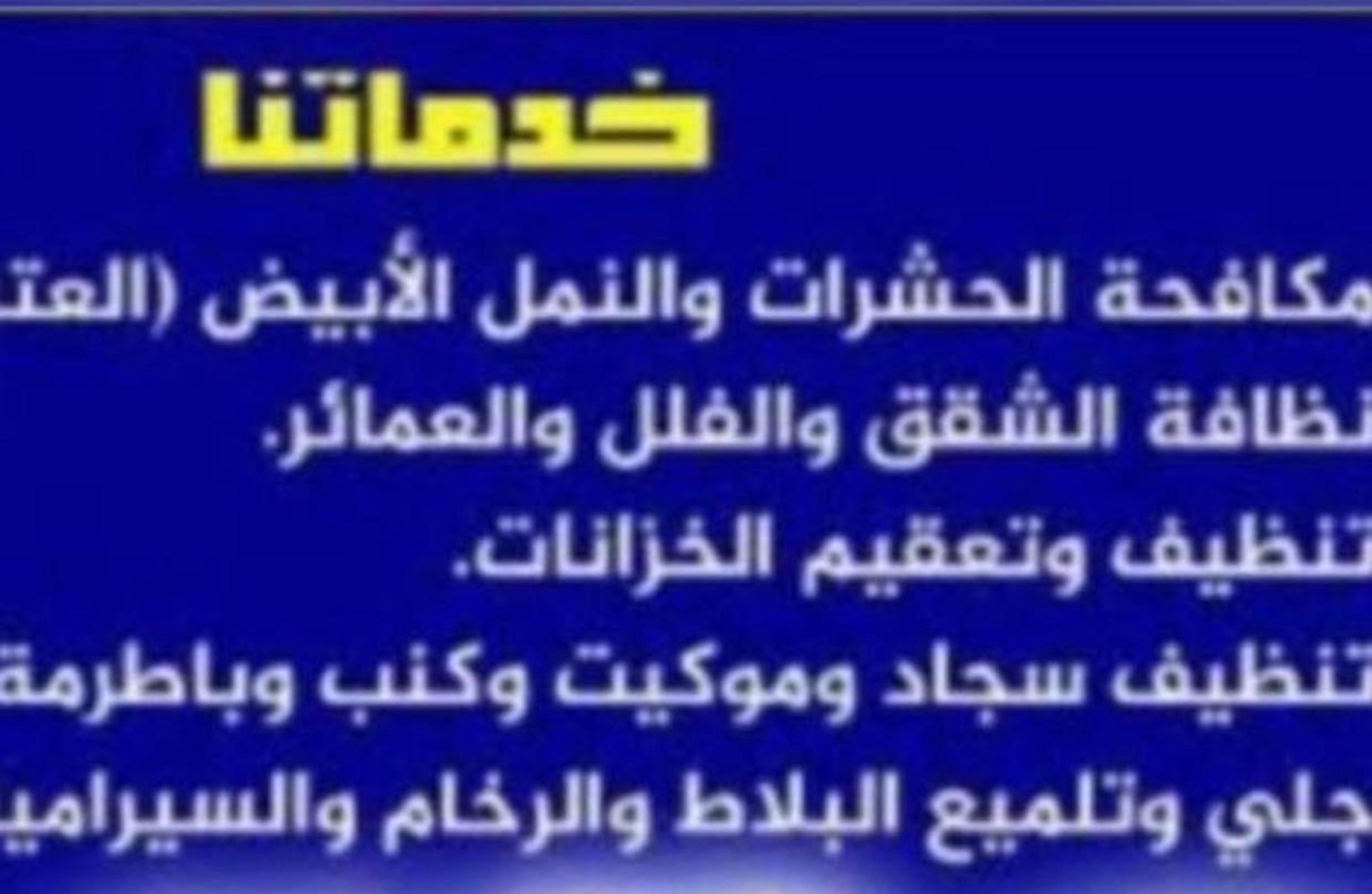 شركة السعد مكافحة حشرات بجدة