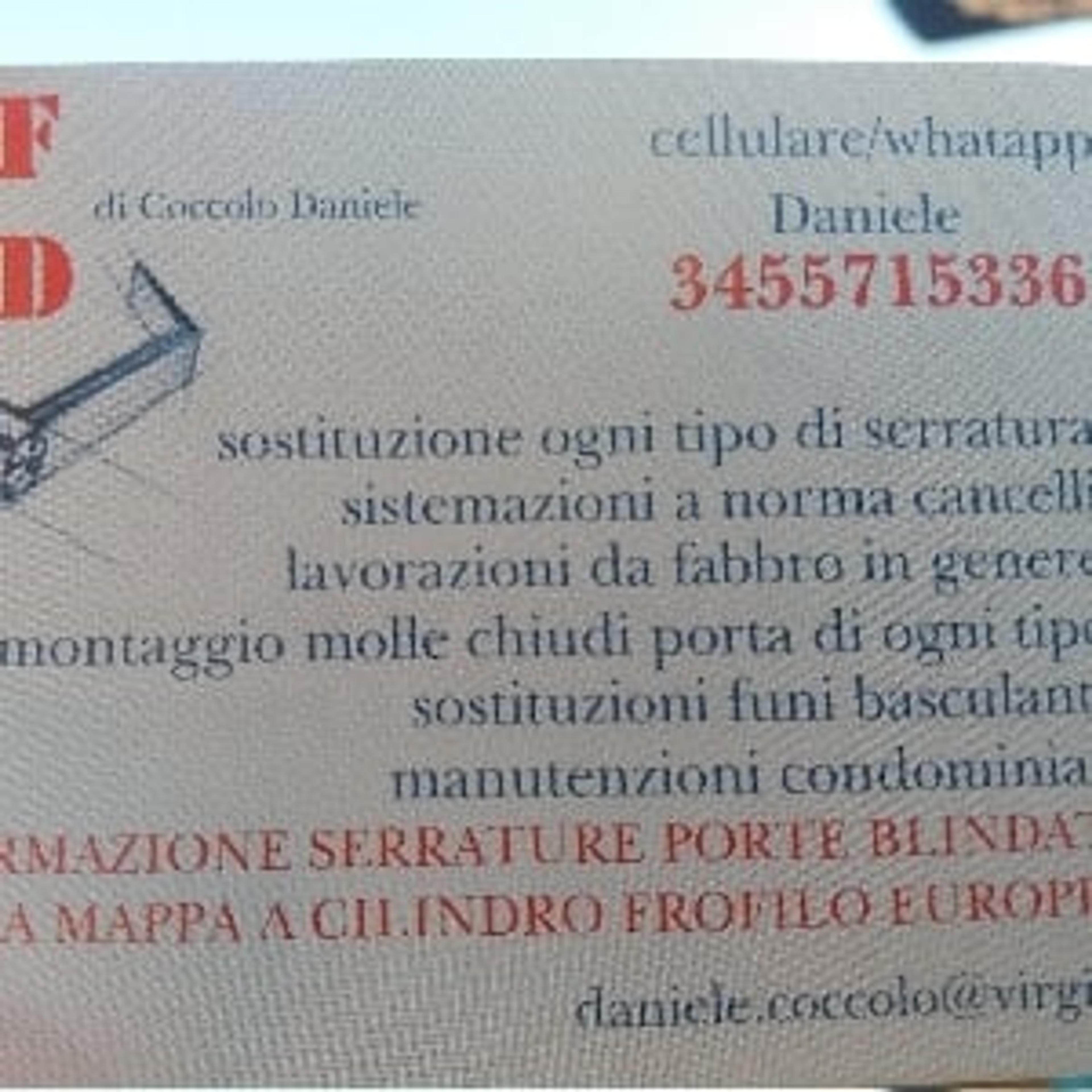 F . D . di coccolo daniele
