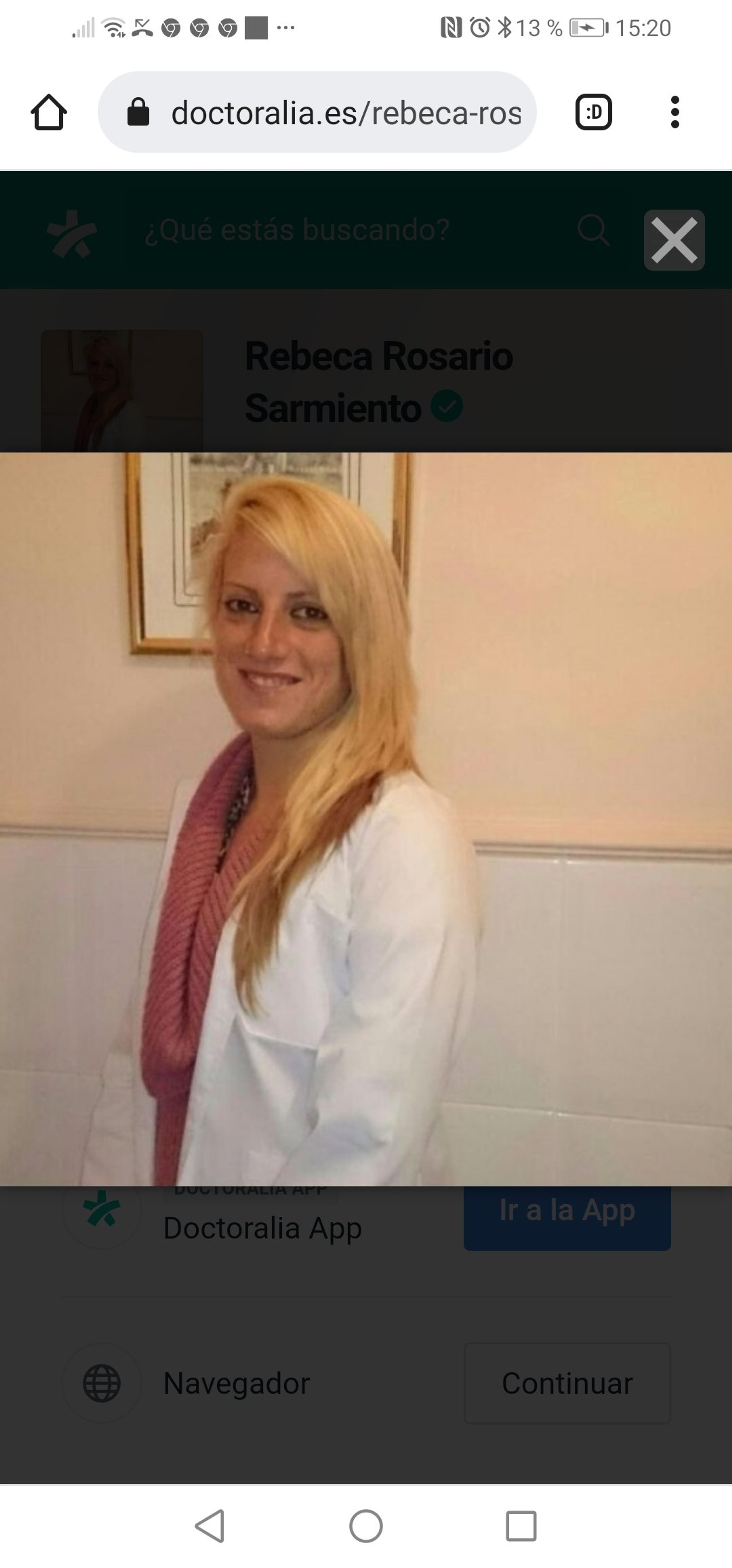 Psicóloga Rebecca