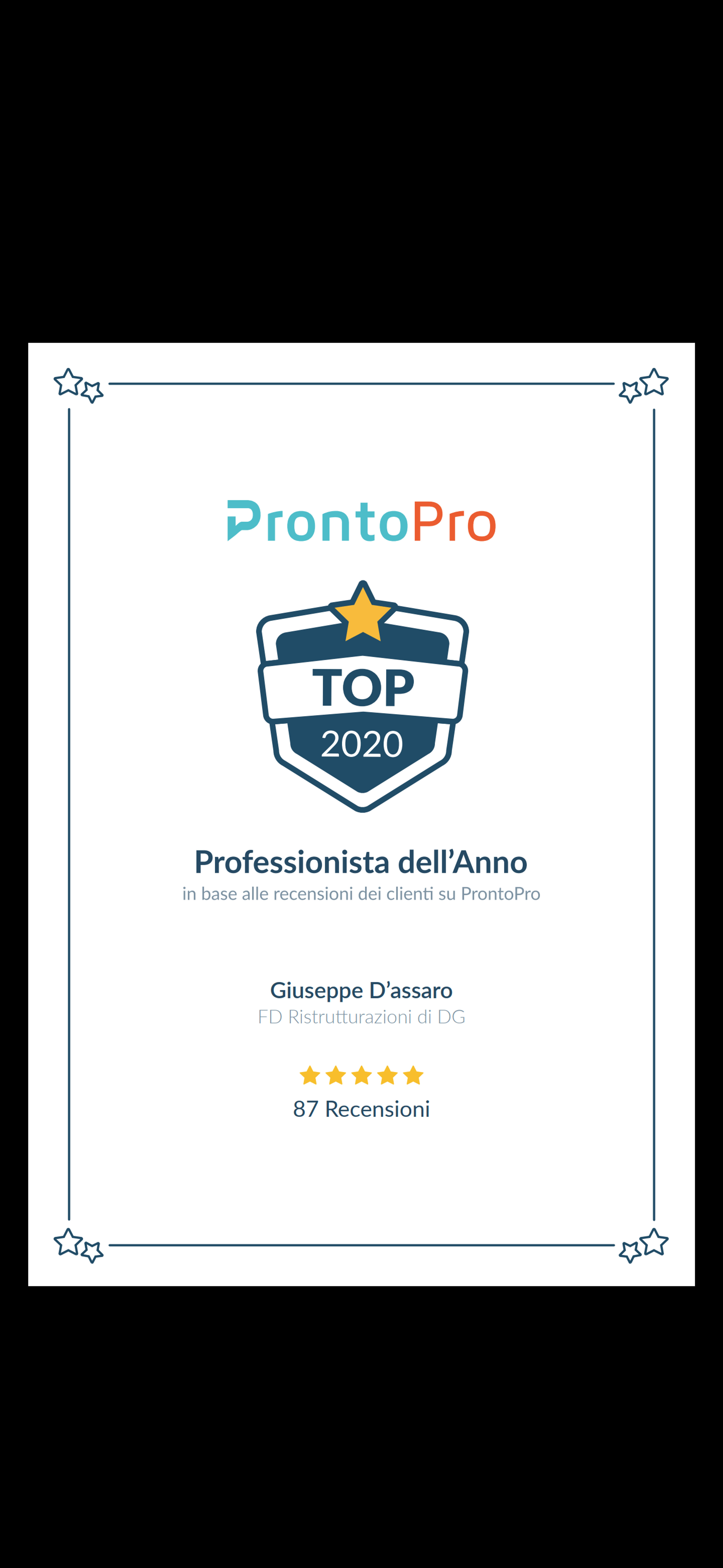 FD Ristrutturazioni di DG
