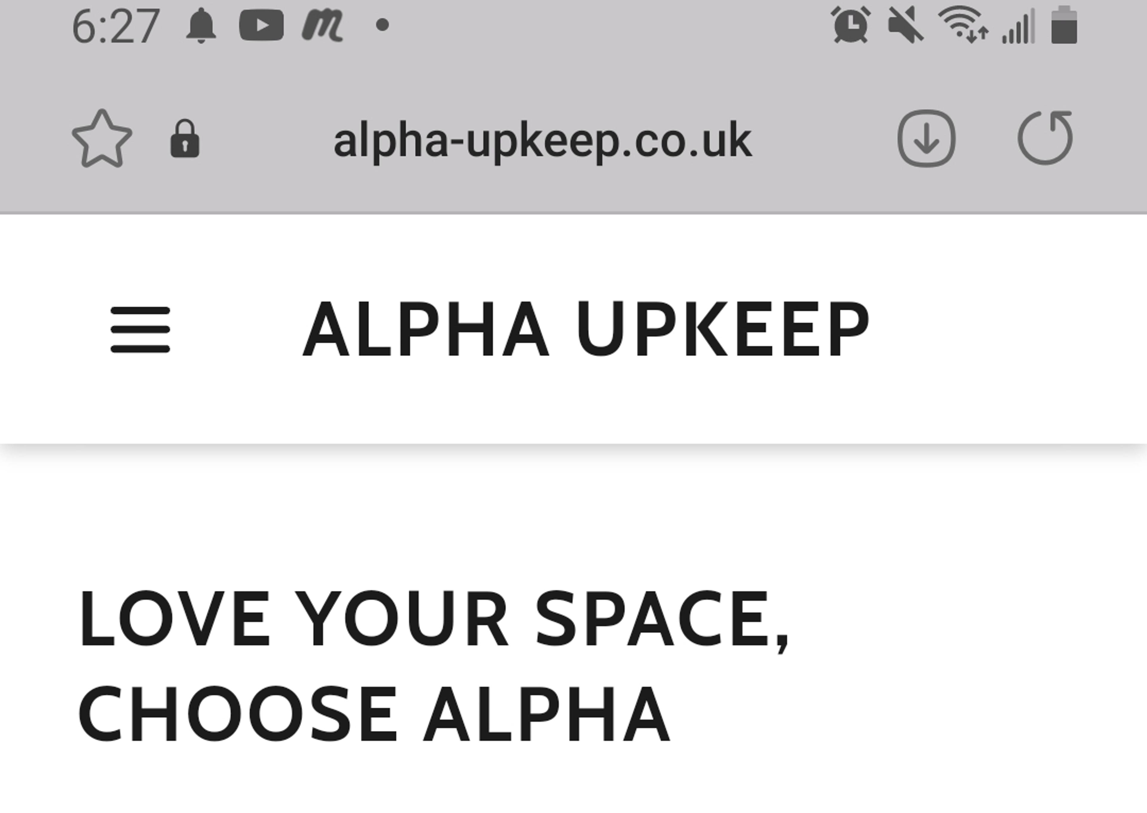 Alpha Upkeep