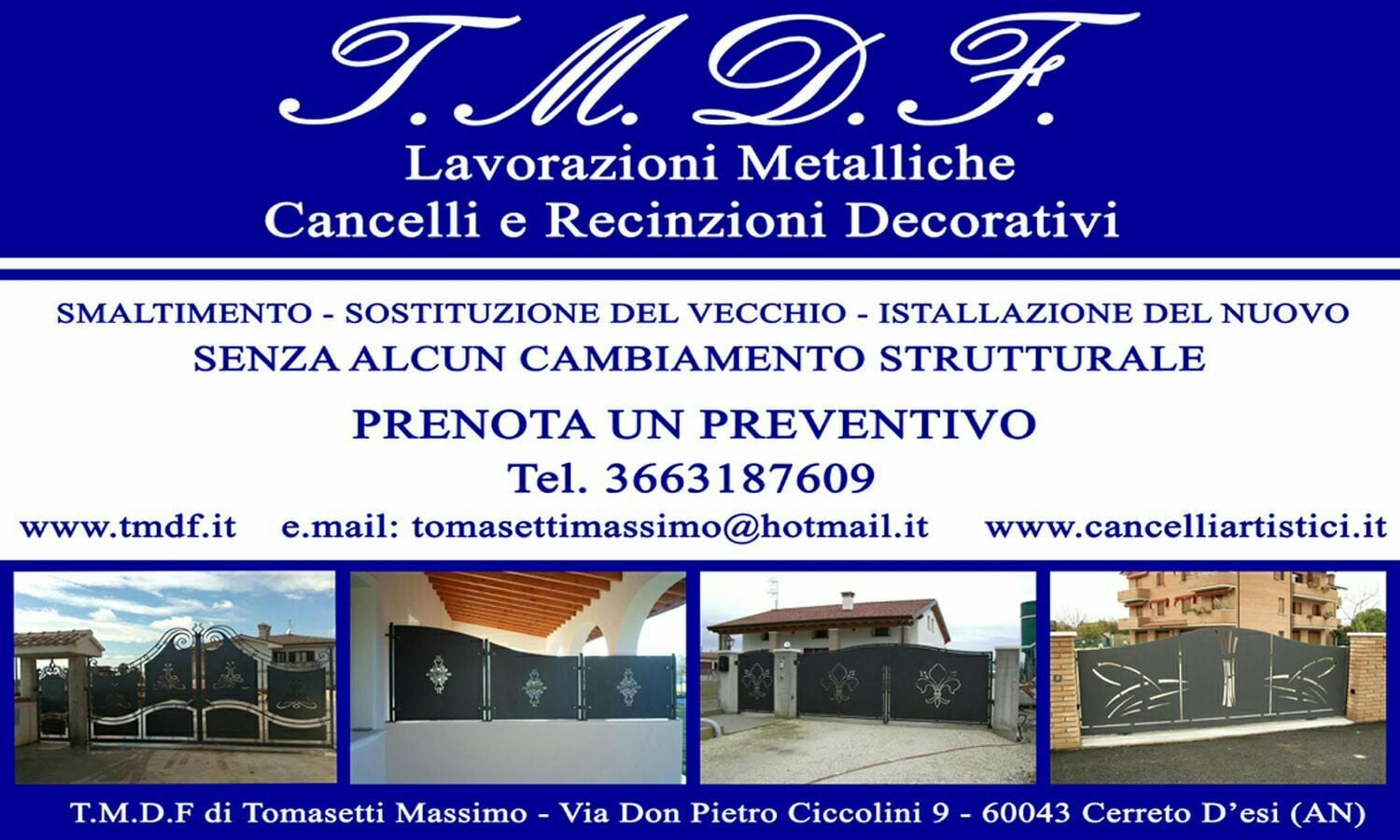 T.M.D.F. Lavorazioni Metalliche