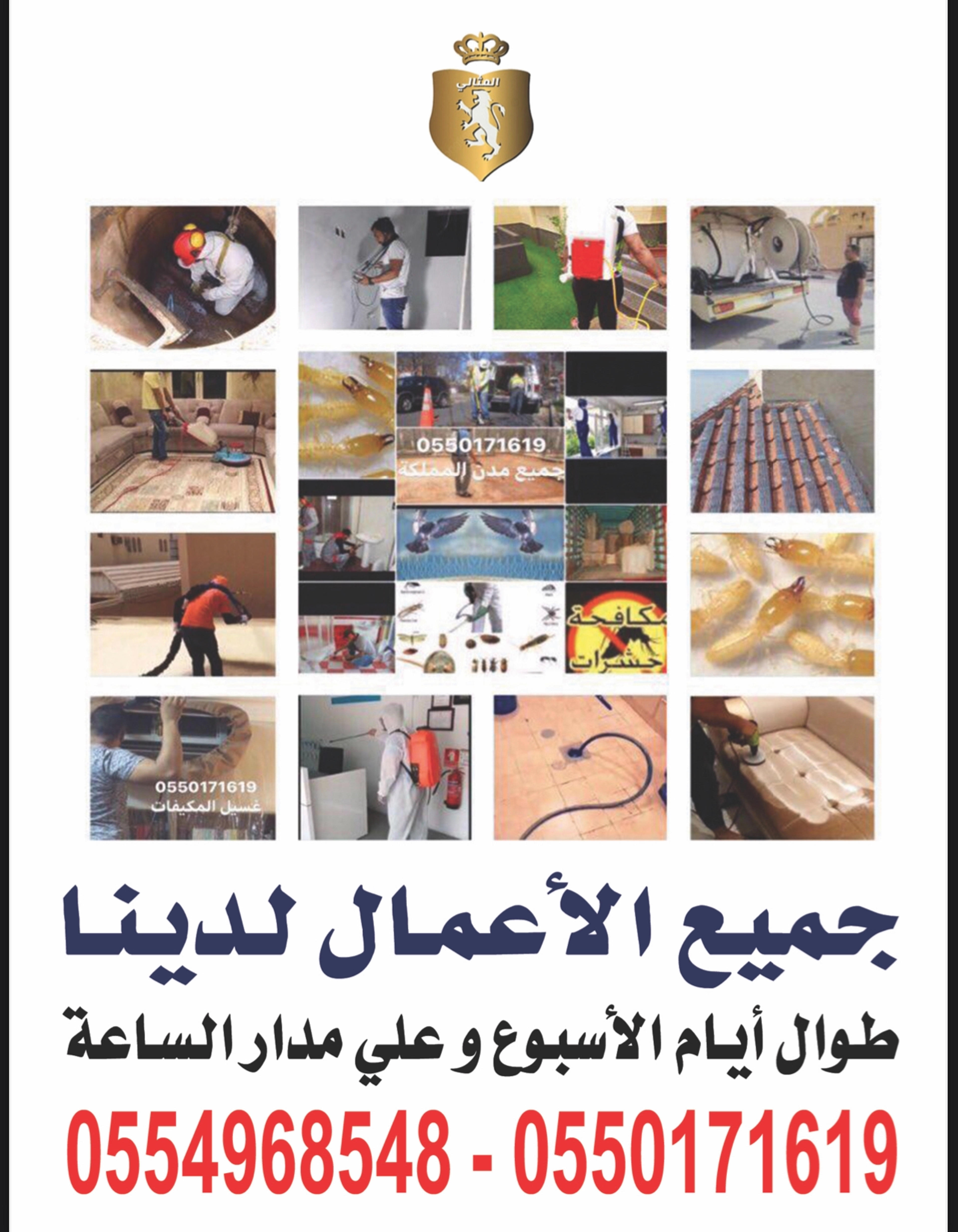 اسود المثاليه للصيانه والنظافه