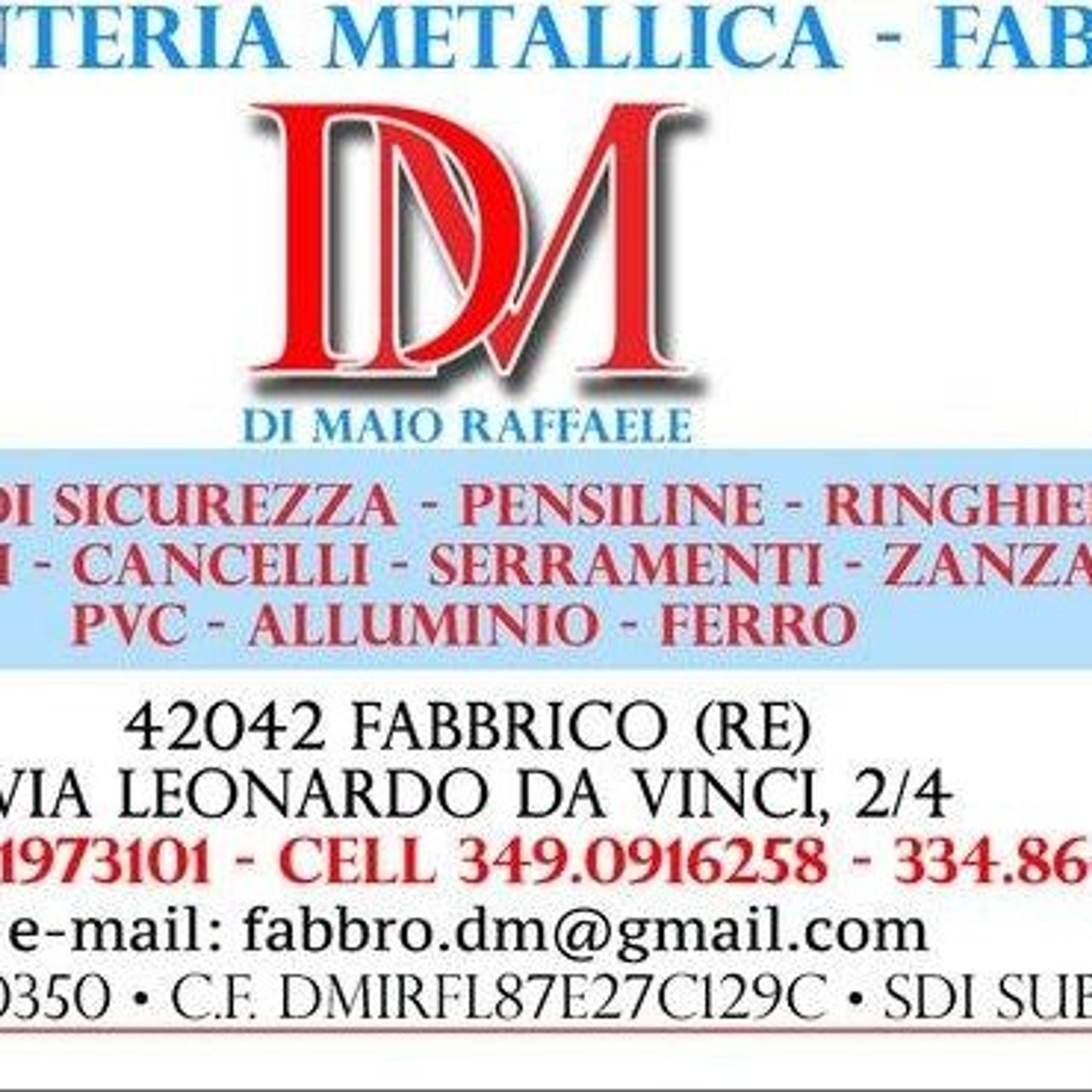 CARPENTERIA METALLICA DM DI MAIO RAFFAELE