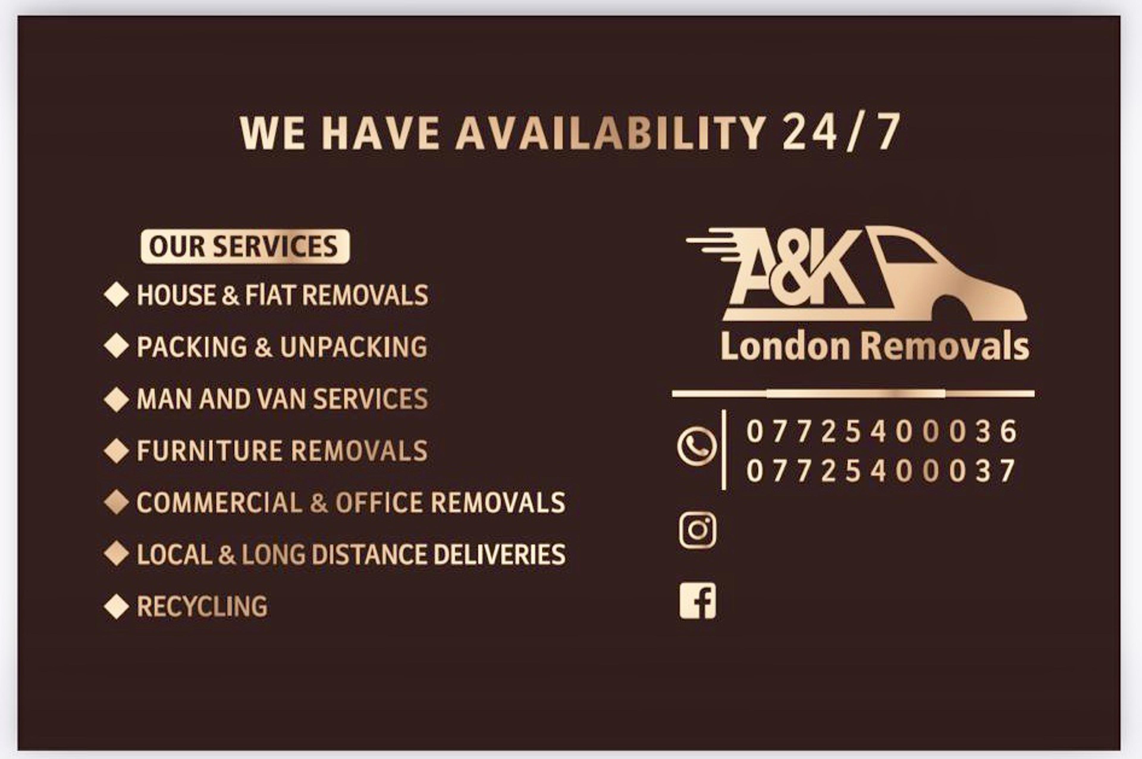 A&k London removals
