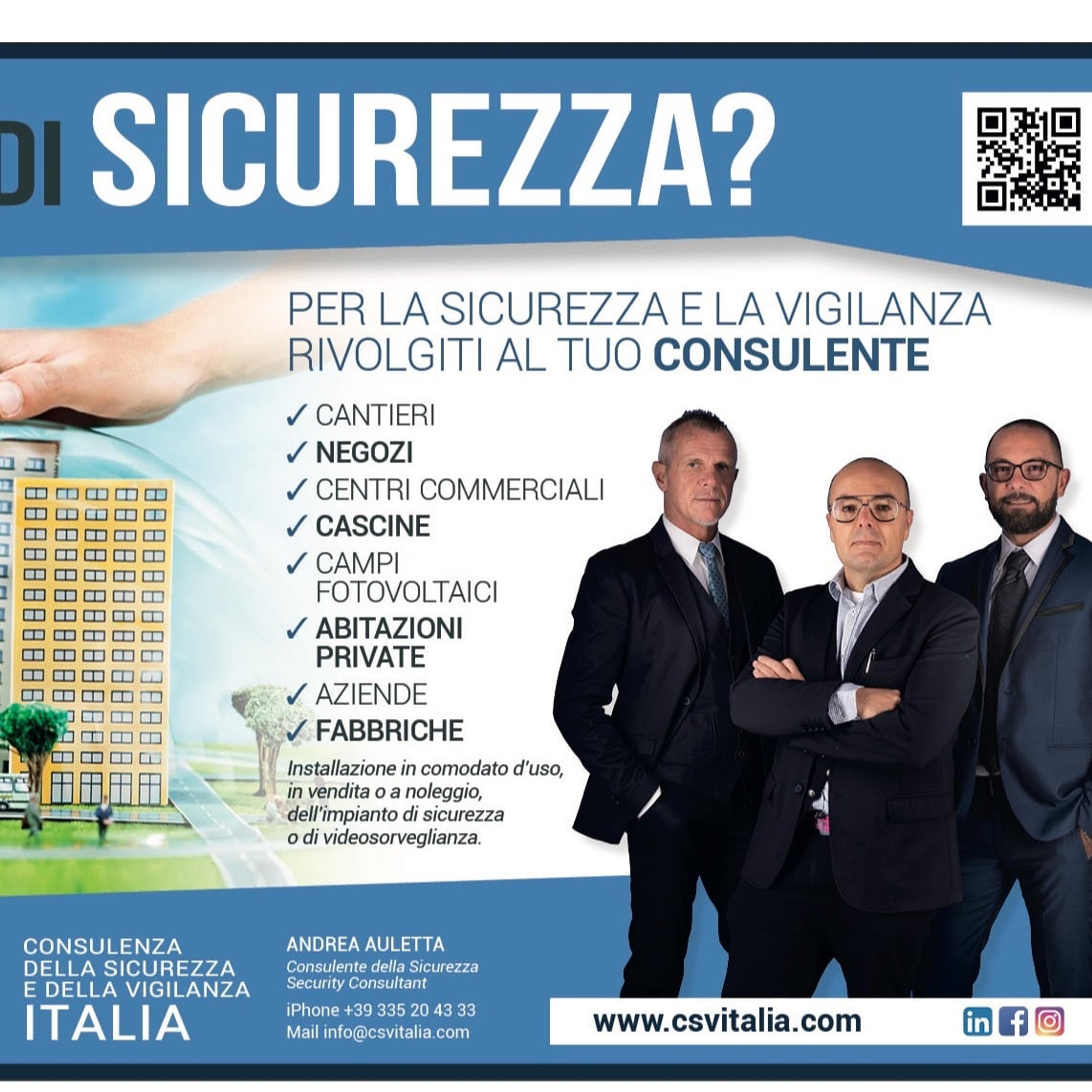 Consulenza della Sicurezza e Vigilanza