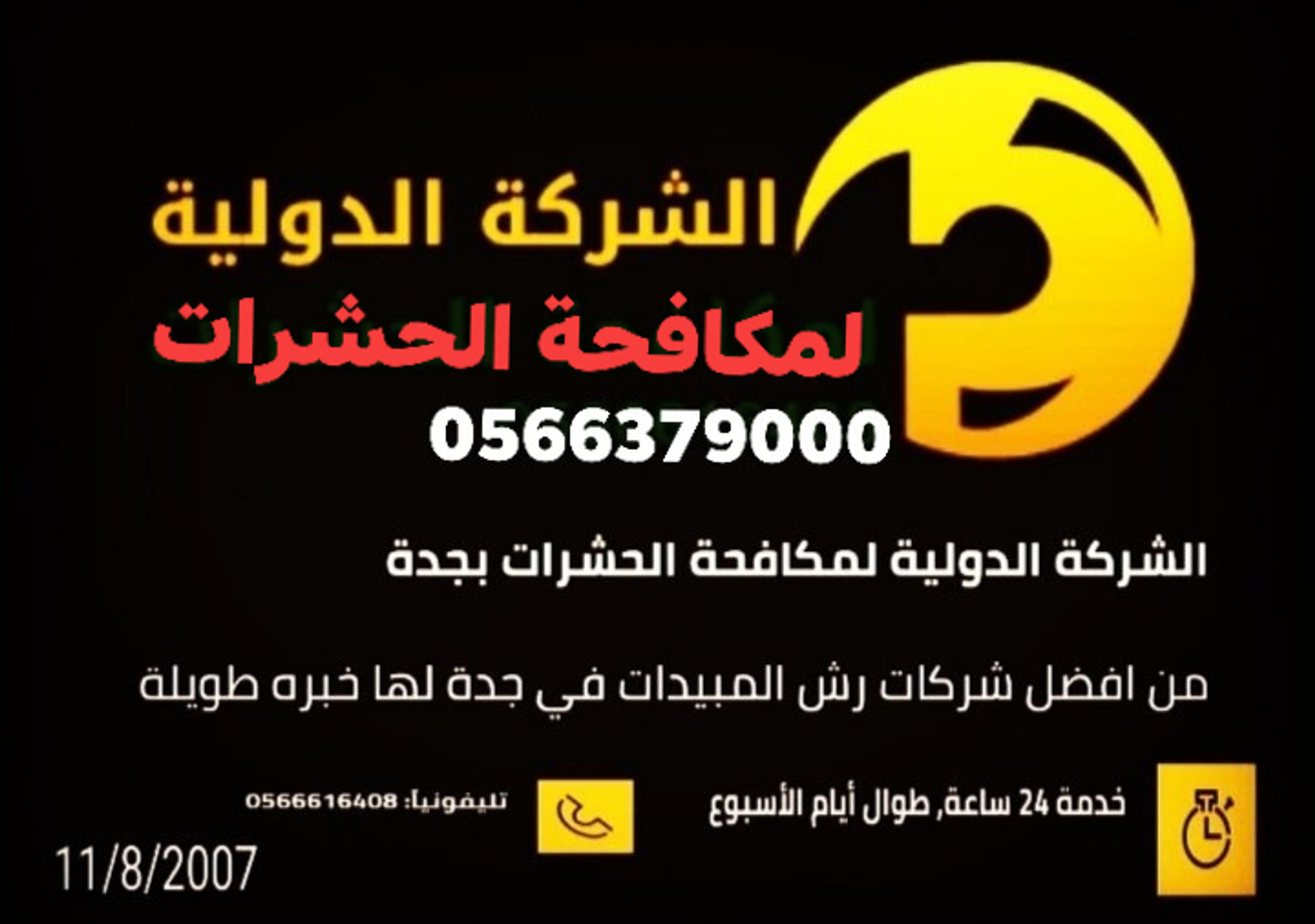 الشركة الدولية لمكافحة الحشرات بجده