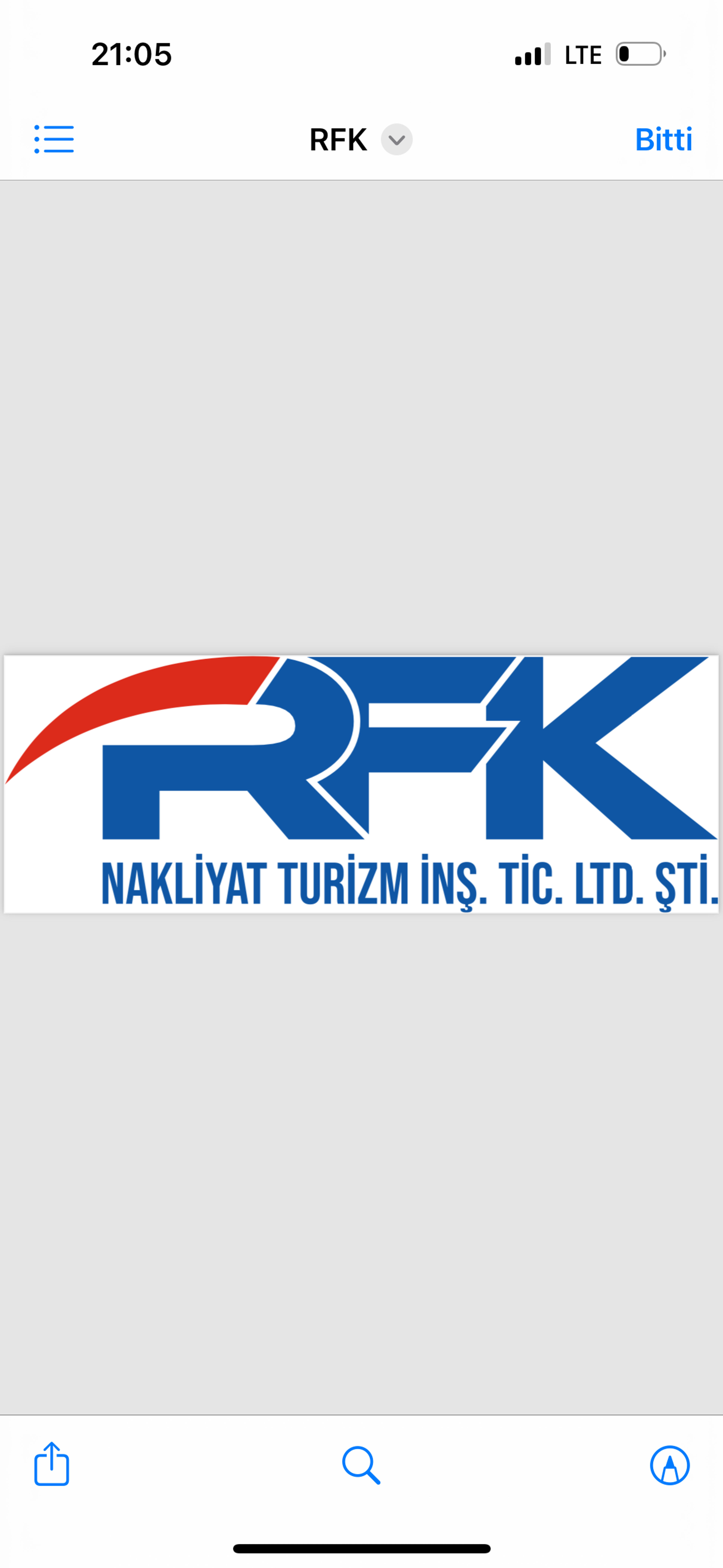 RFK NAKLİYAT TİCARET TURİZM İNŞAAT LİMİTED ŞİRKETİ