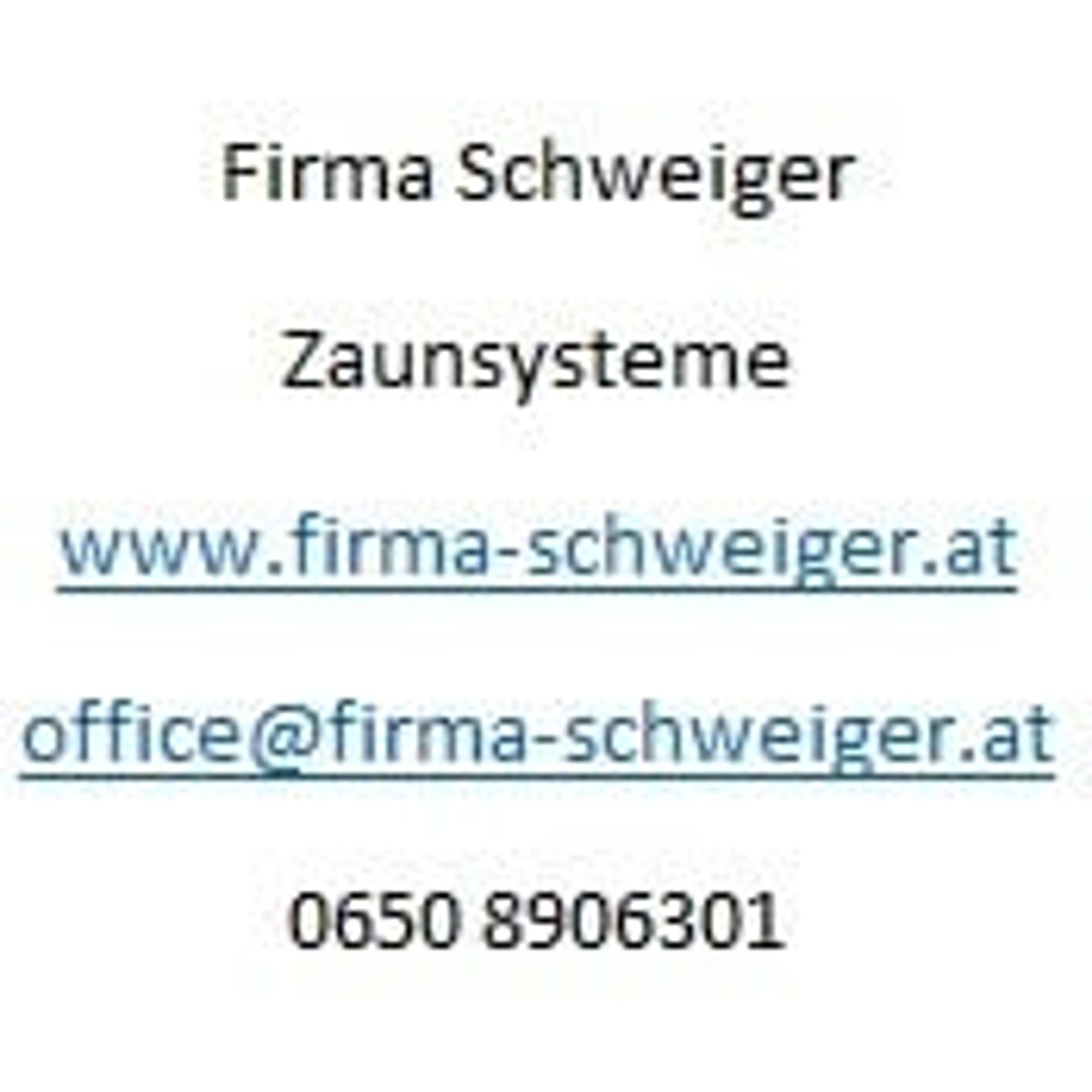 Zaunsysteme Schweiger