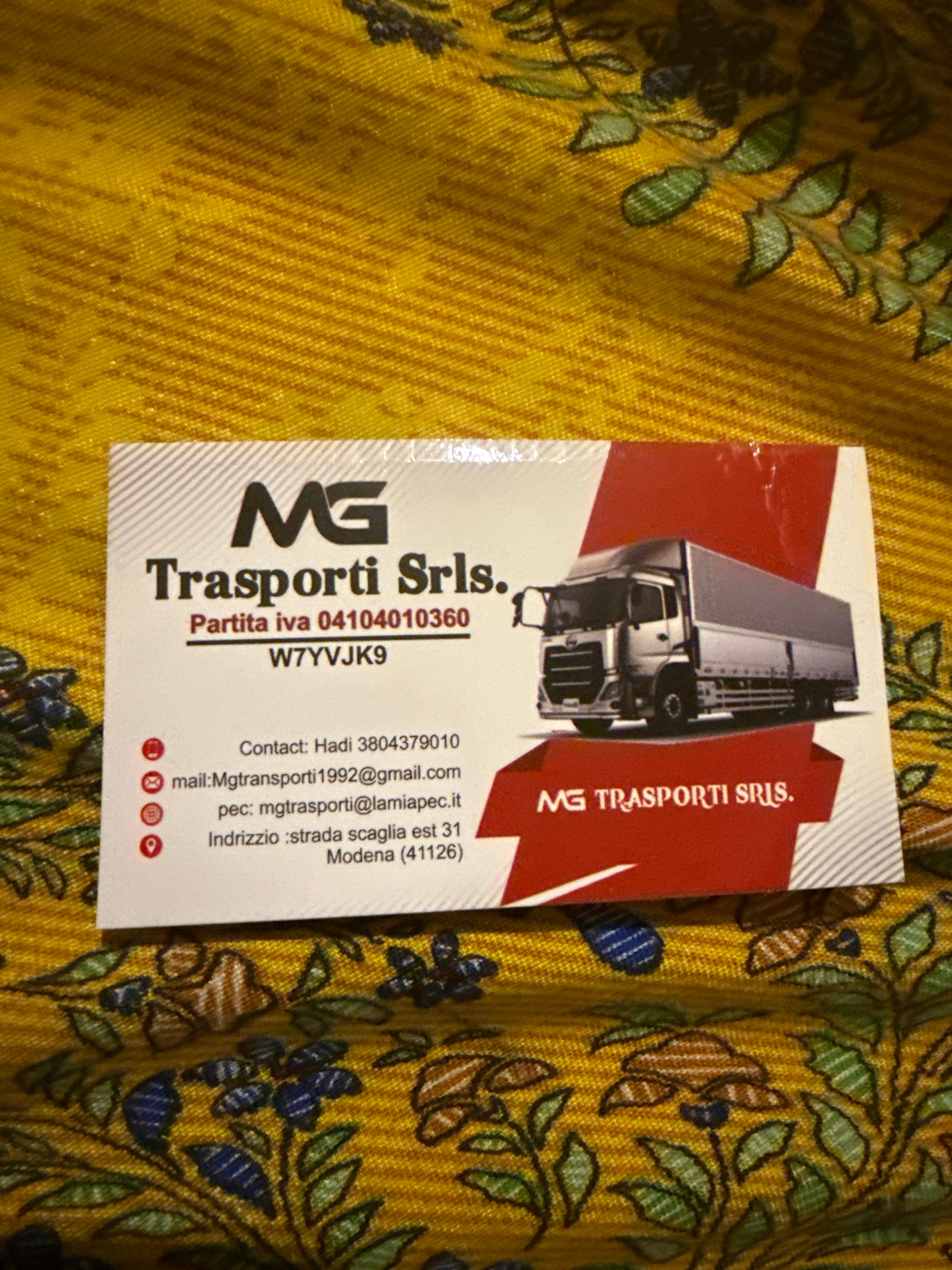 Mg Trasporti Srls