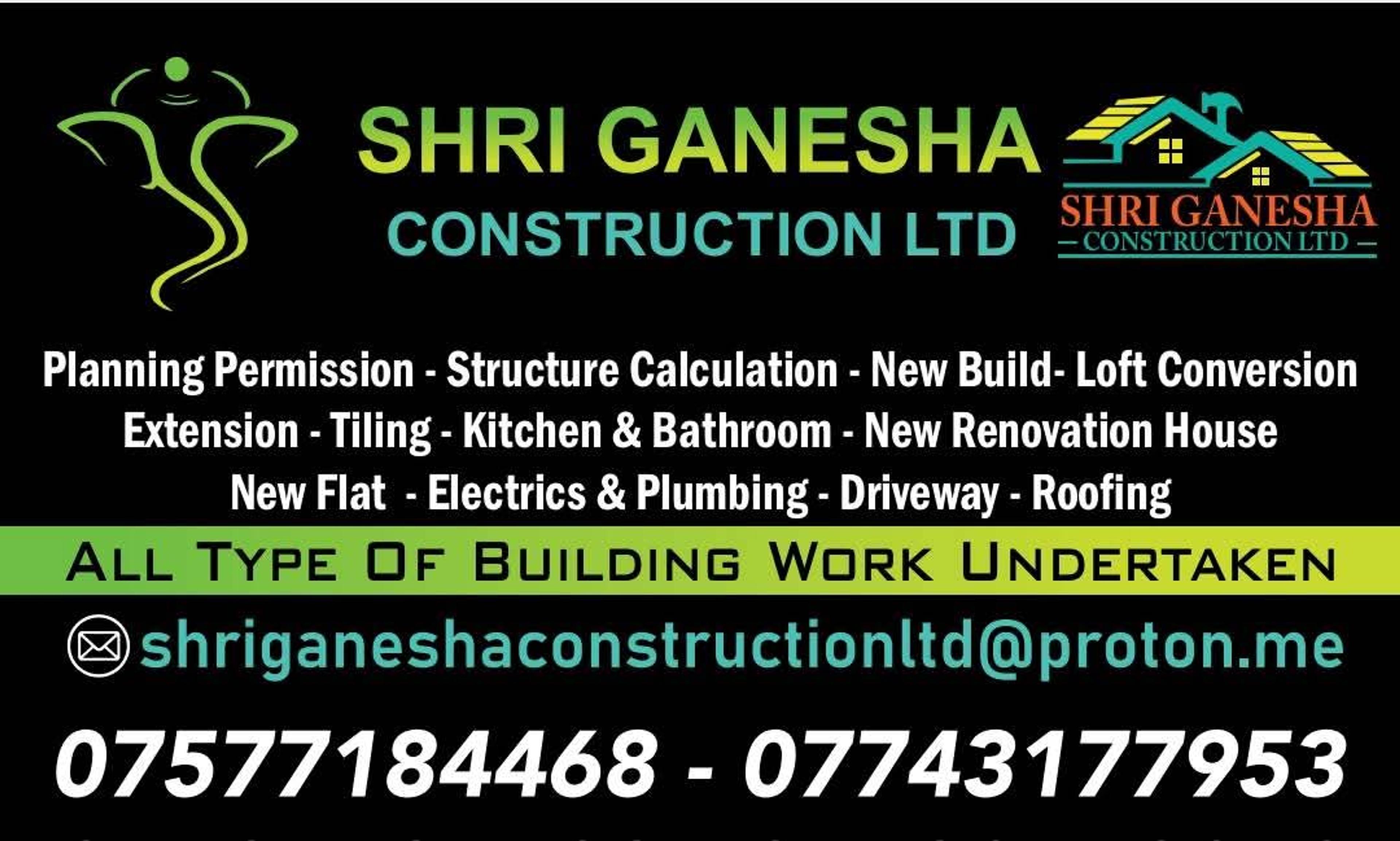 SHRI GANESHA CONSTRUCTION LTD