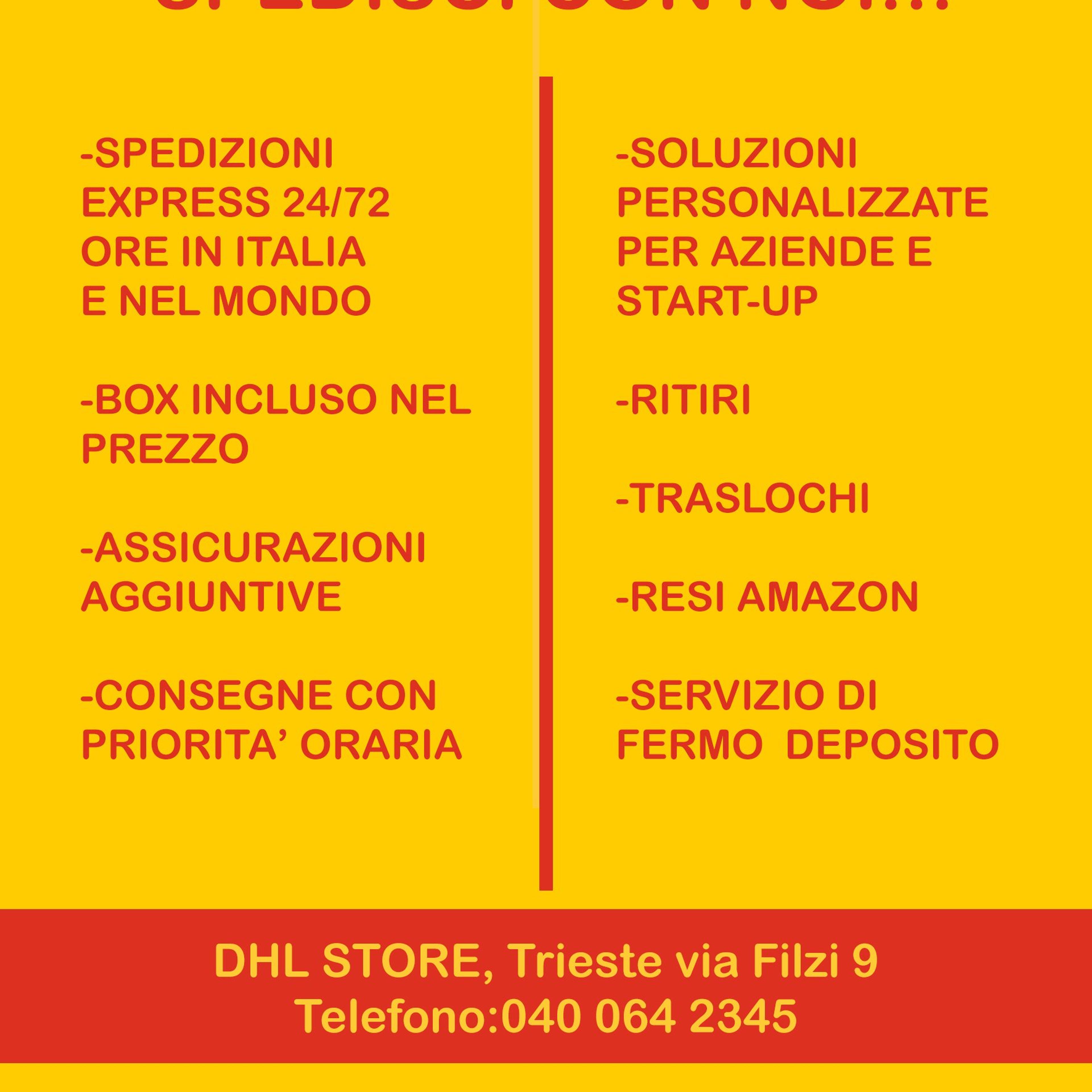 DHL STORE trieste
