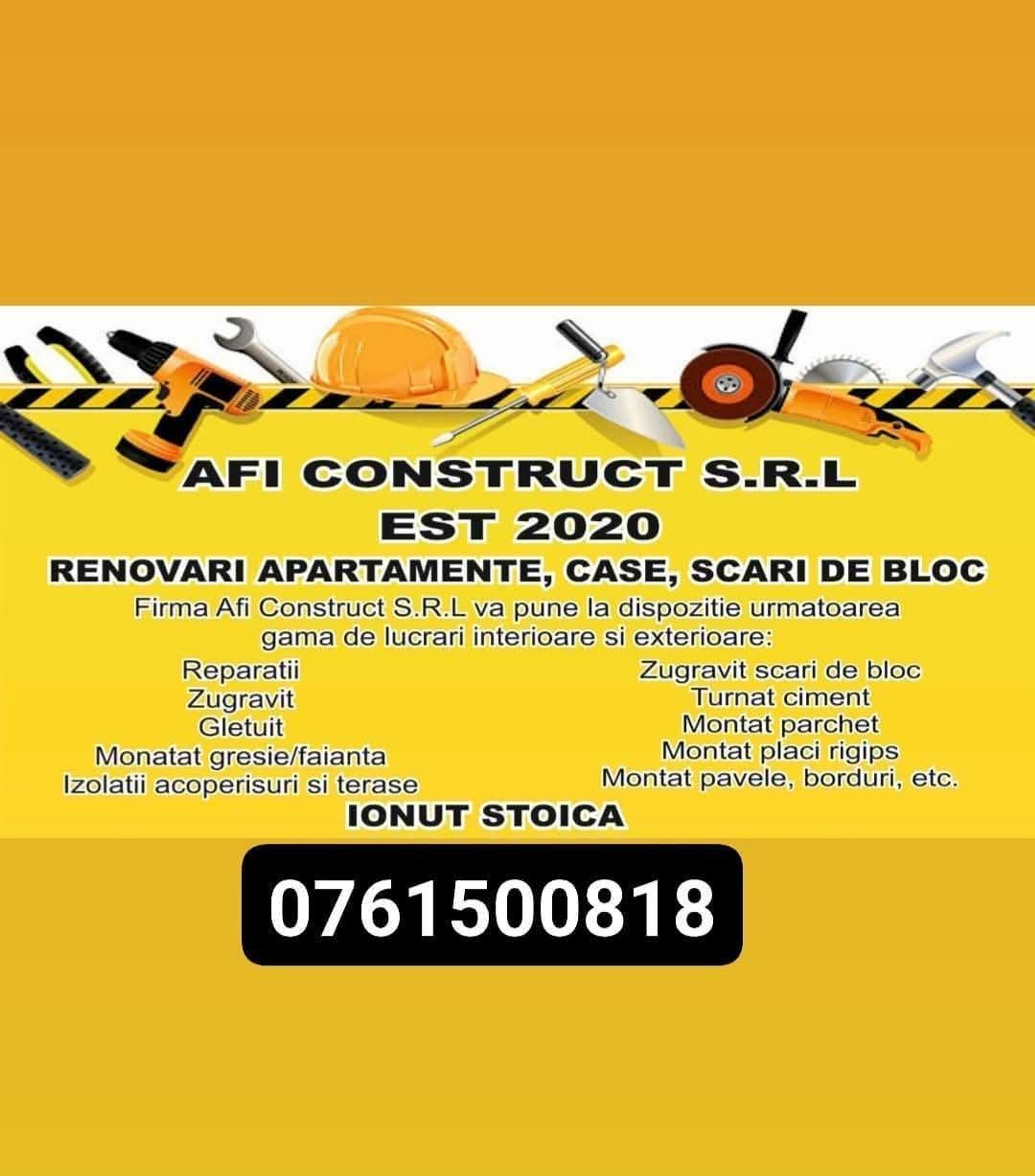 AFI CONSTRUCT S.R.L