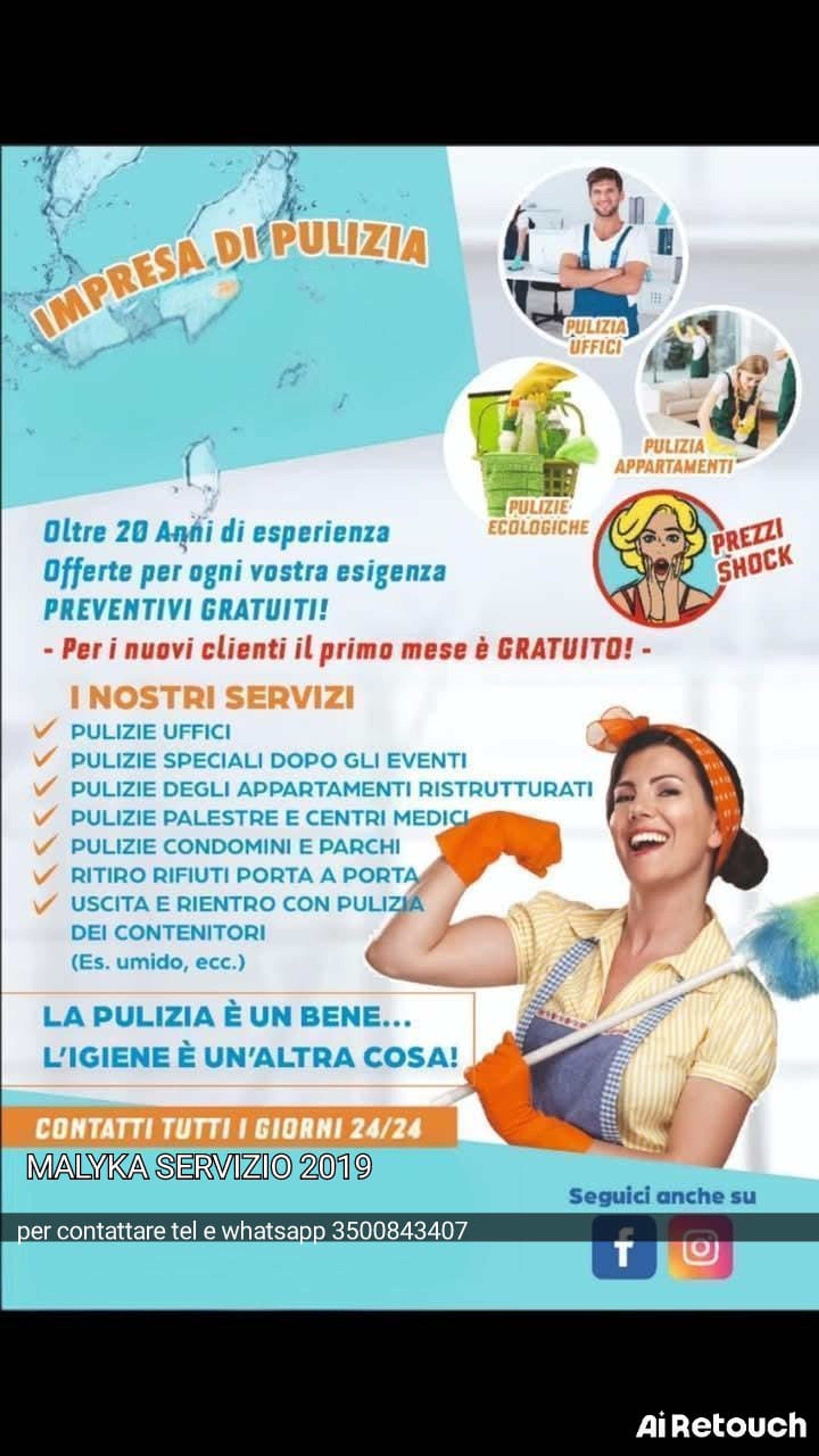 Malyka servizio