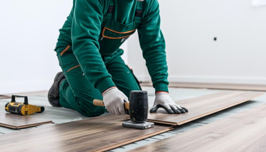 297 Laminált Padló Lerakása Szakember áll készen ajánlatot tenni.