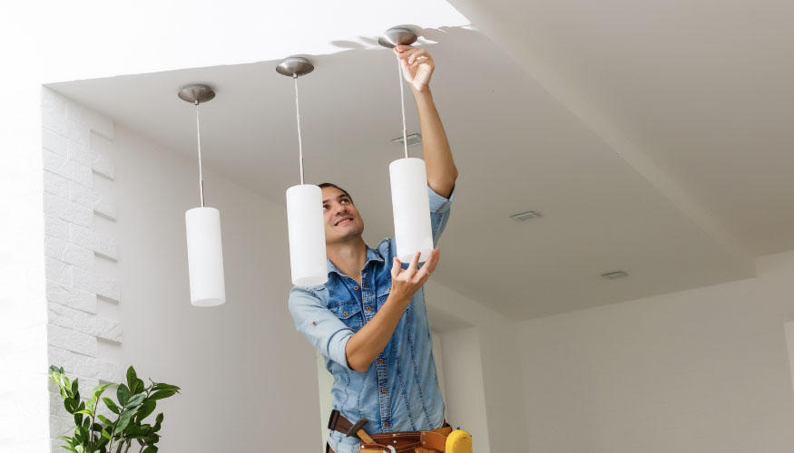 Installazione Lampadari