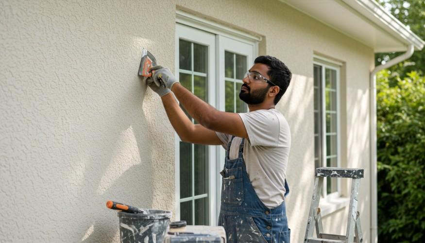 ترميم واجهة منزل