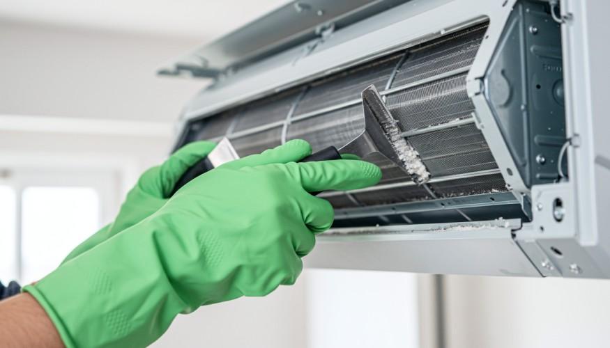 تنظيف مكيفات الدكت