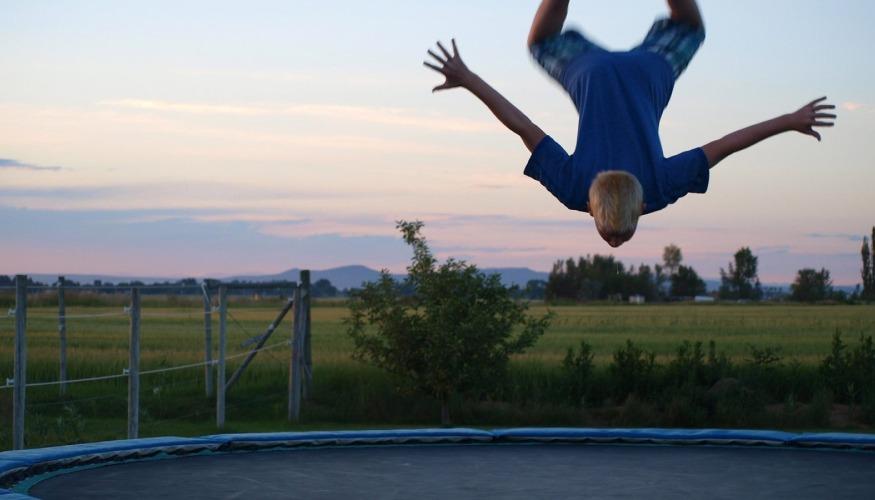 Installation trampoline