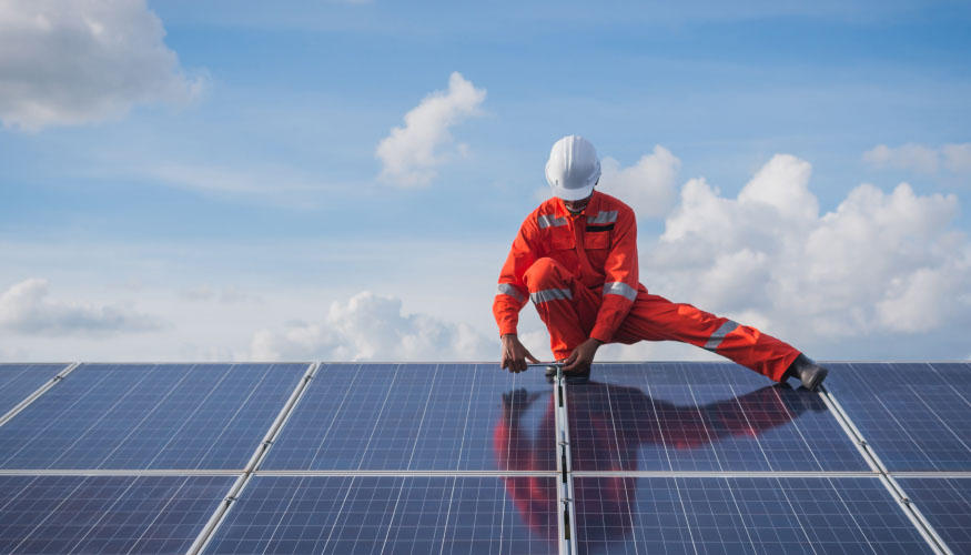 Installation panneau solaire